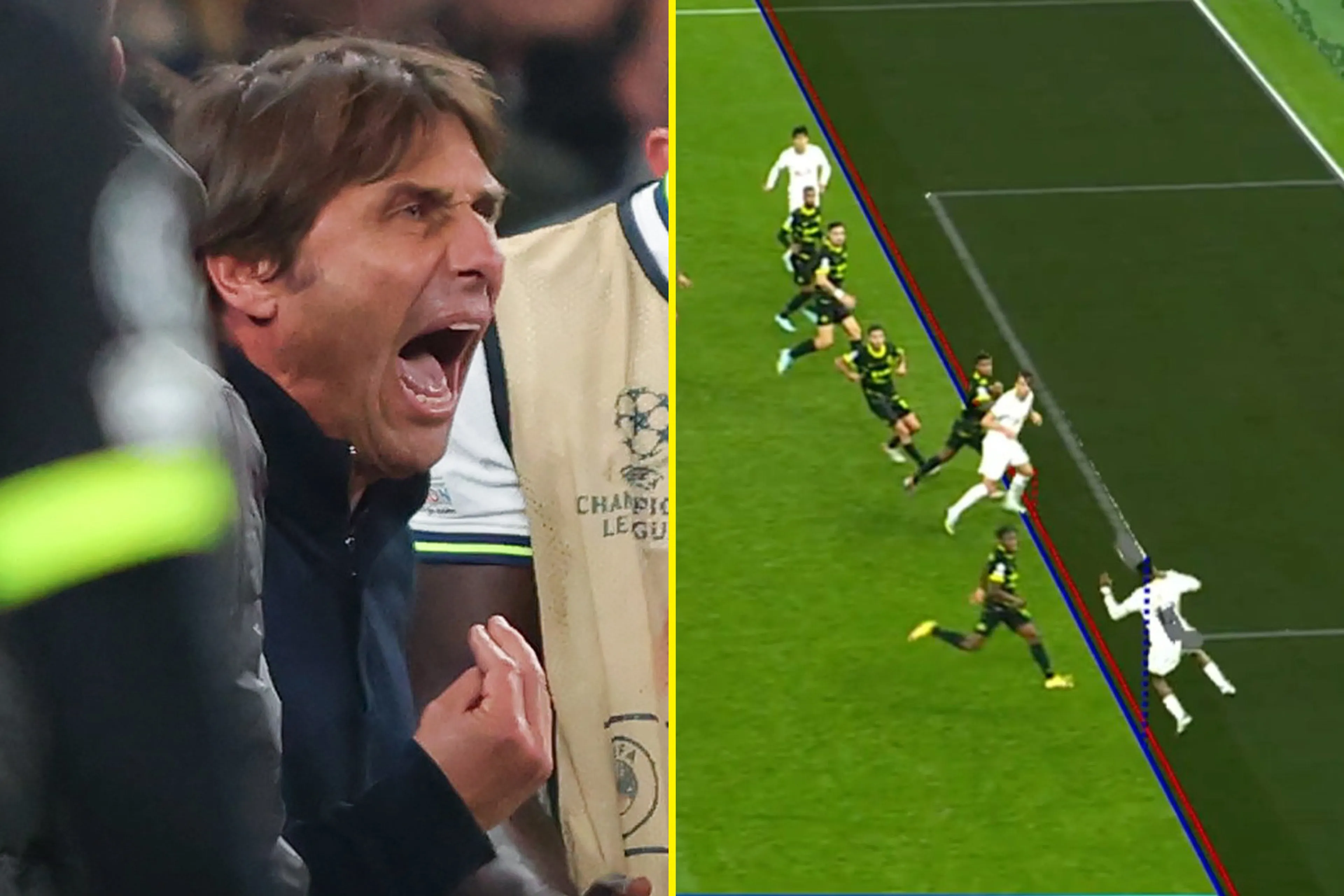 Tottenham, gol qualificazione annullato al 98’. Conte è una furia: espulso