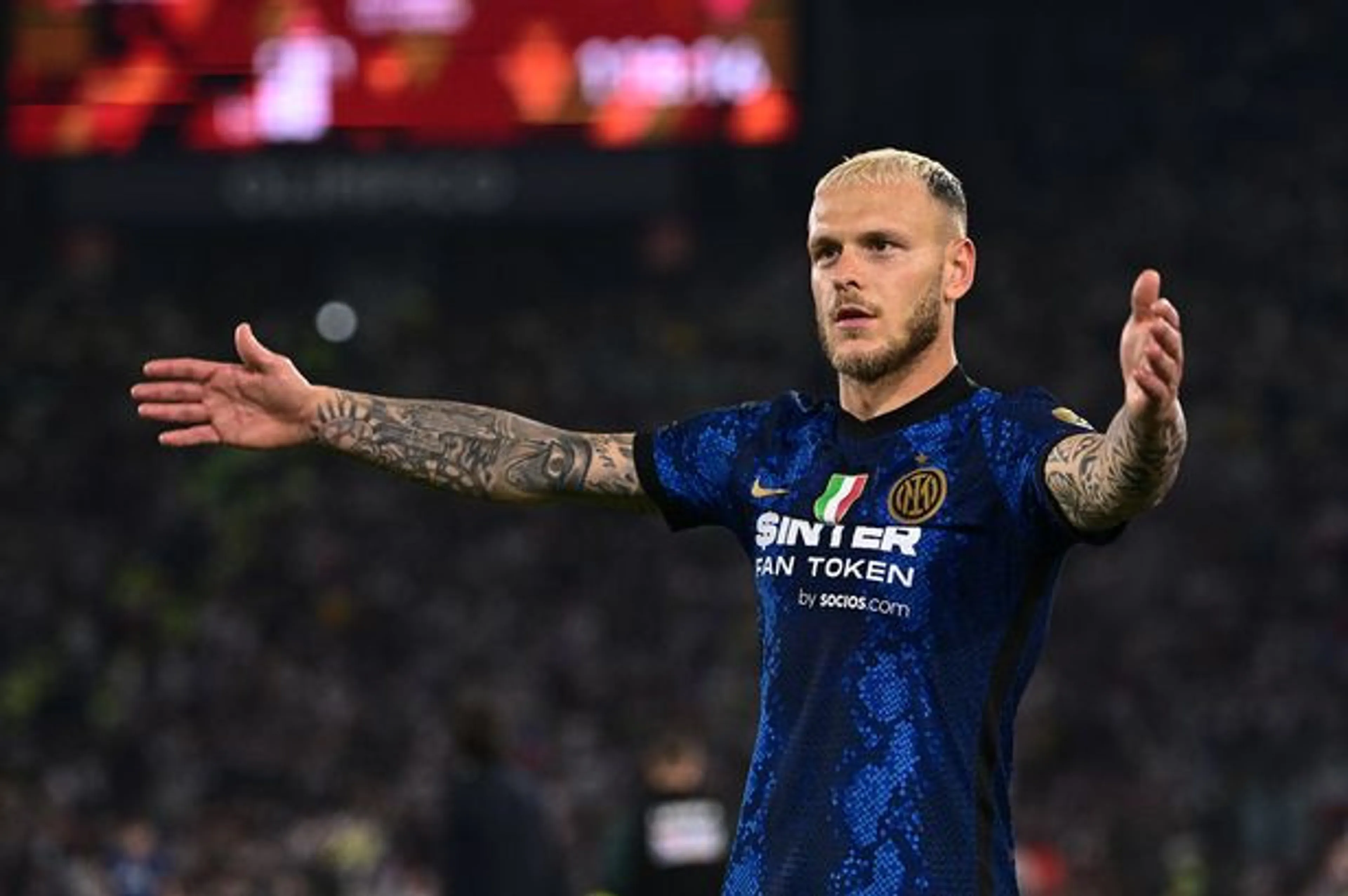 Dimarco, frecciata al Barça: “A fine primo tempo potevano smettere di seguirci”