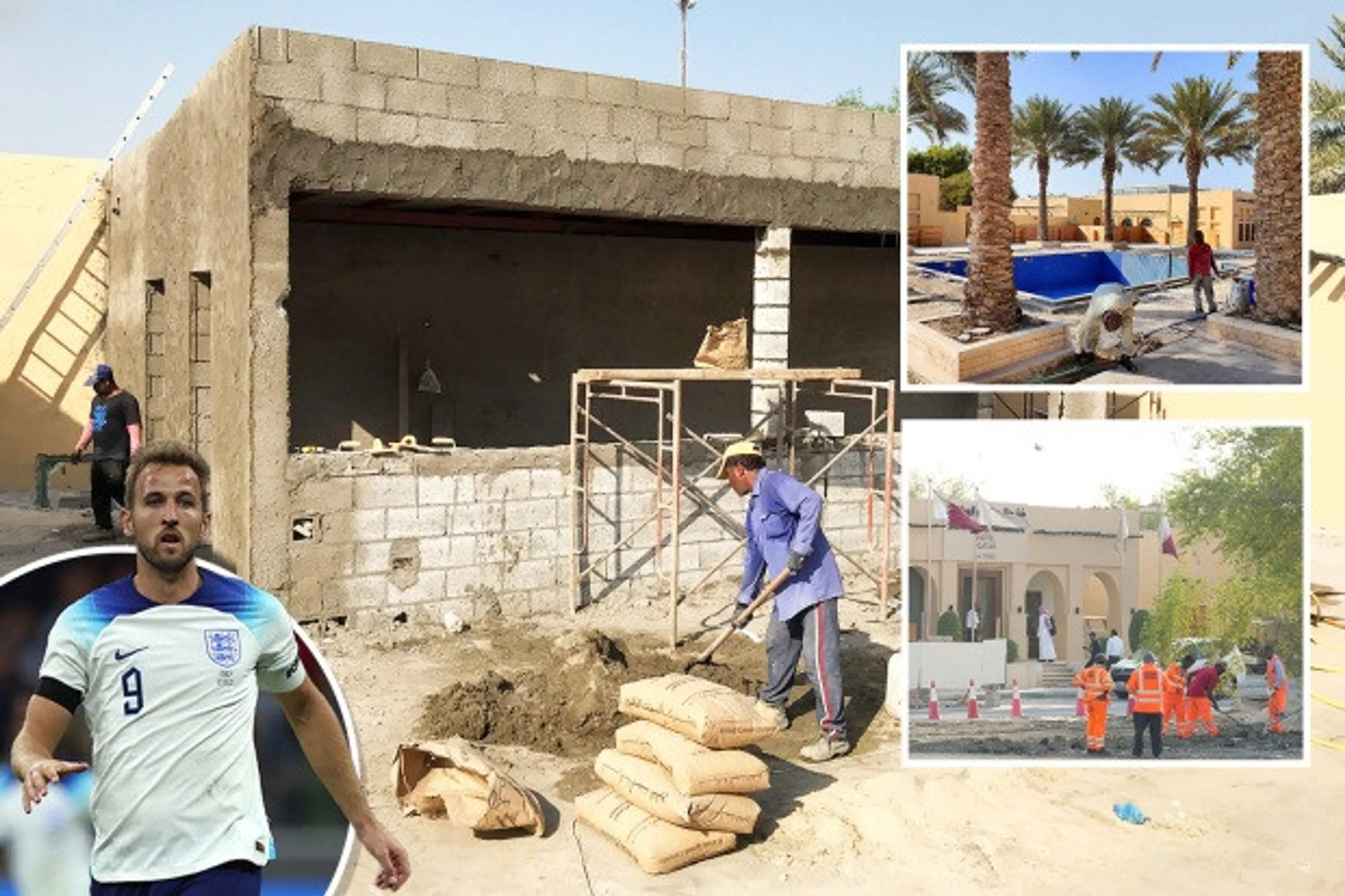 Tutto pronto per Qatar 2022, o forse no: l’hotel in cui alloggerà l’Inghilterra non è ancora completato