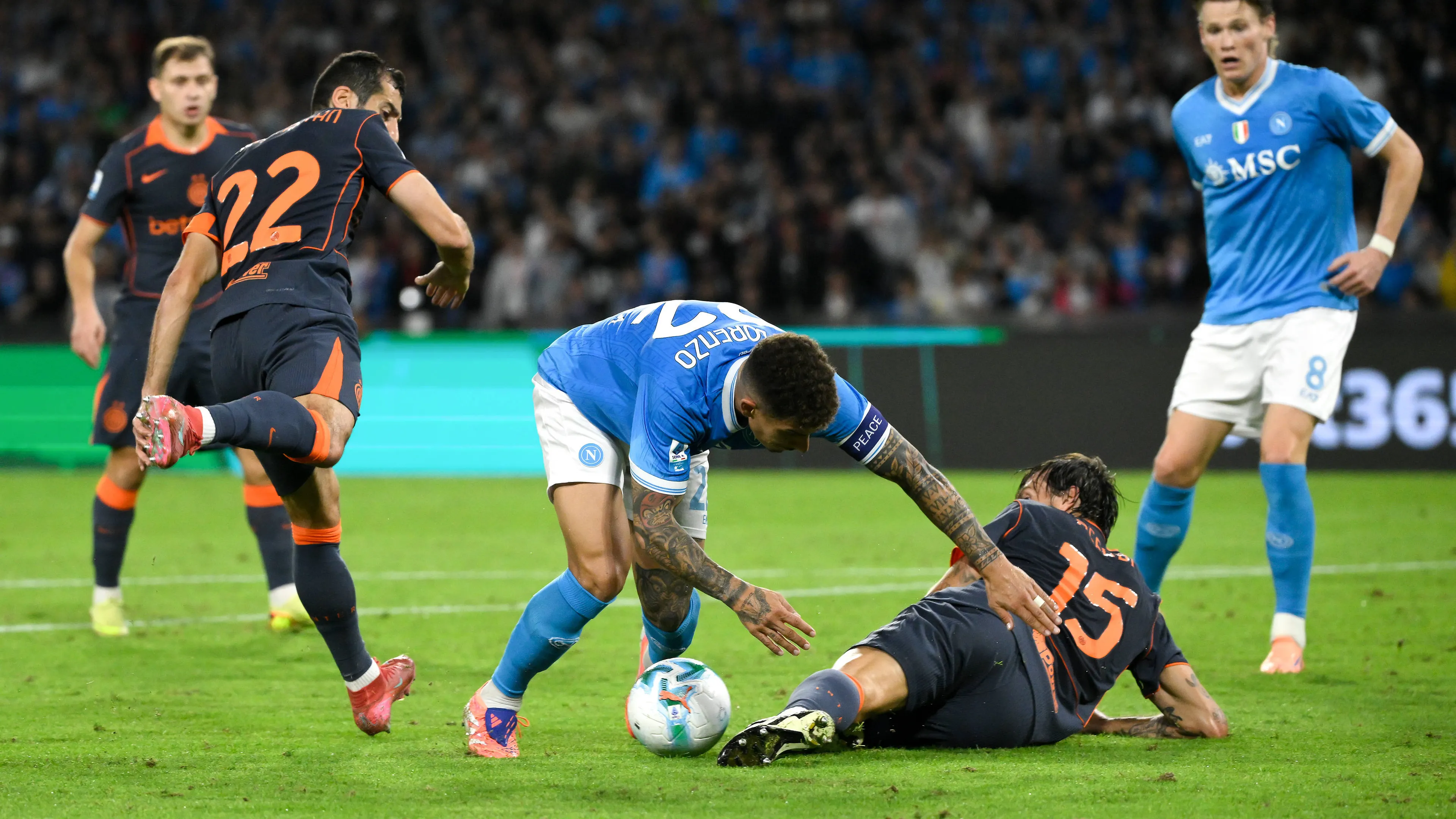 Napoli-Inter, c'era il rigore? Per Marelli no e spiega il perchè