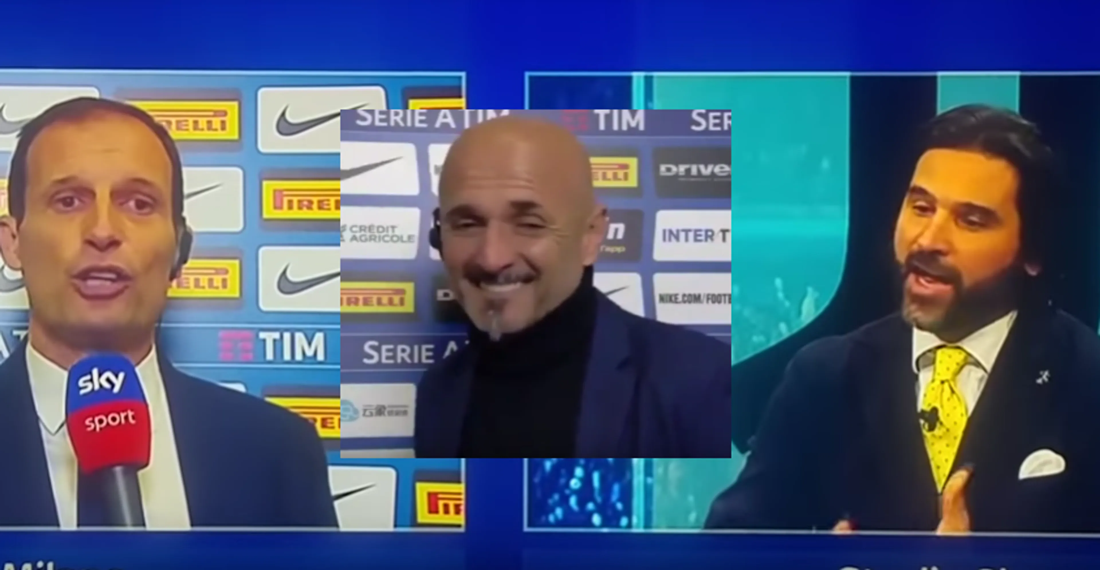 Copertina di Allegri e Adani “se le danno”… e Spalletti (a pochi metri) se la ride (VIDEO)