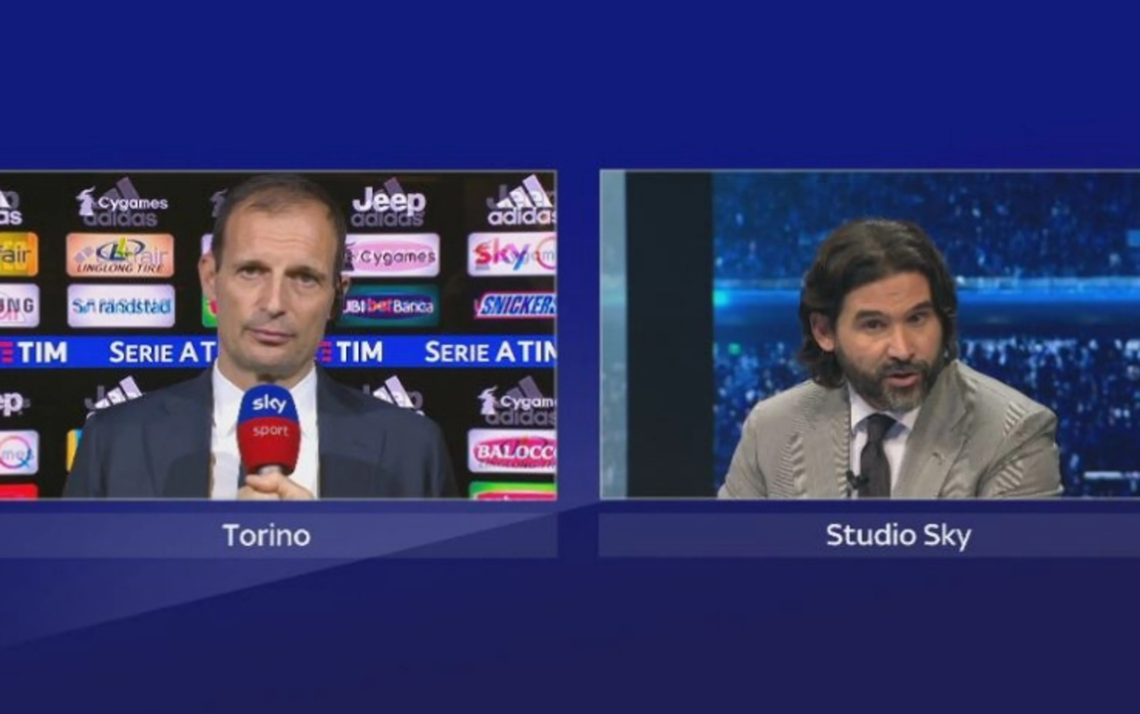 Copertina di Adani a sorpresa si complimenta con la Juve e con Allegri: “Col Verona ho visto 4-5 azioni stupende. Bravo Allegri”