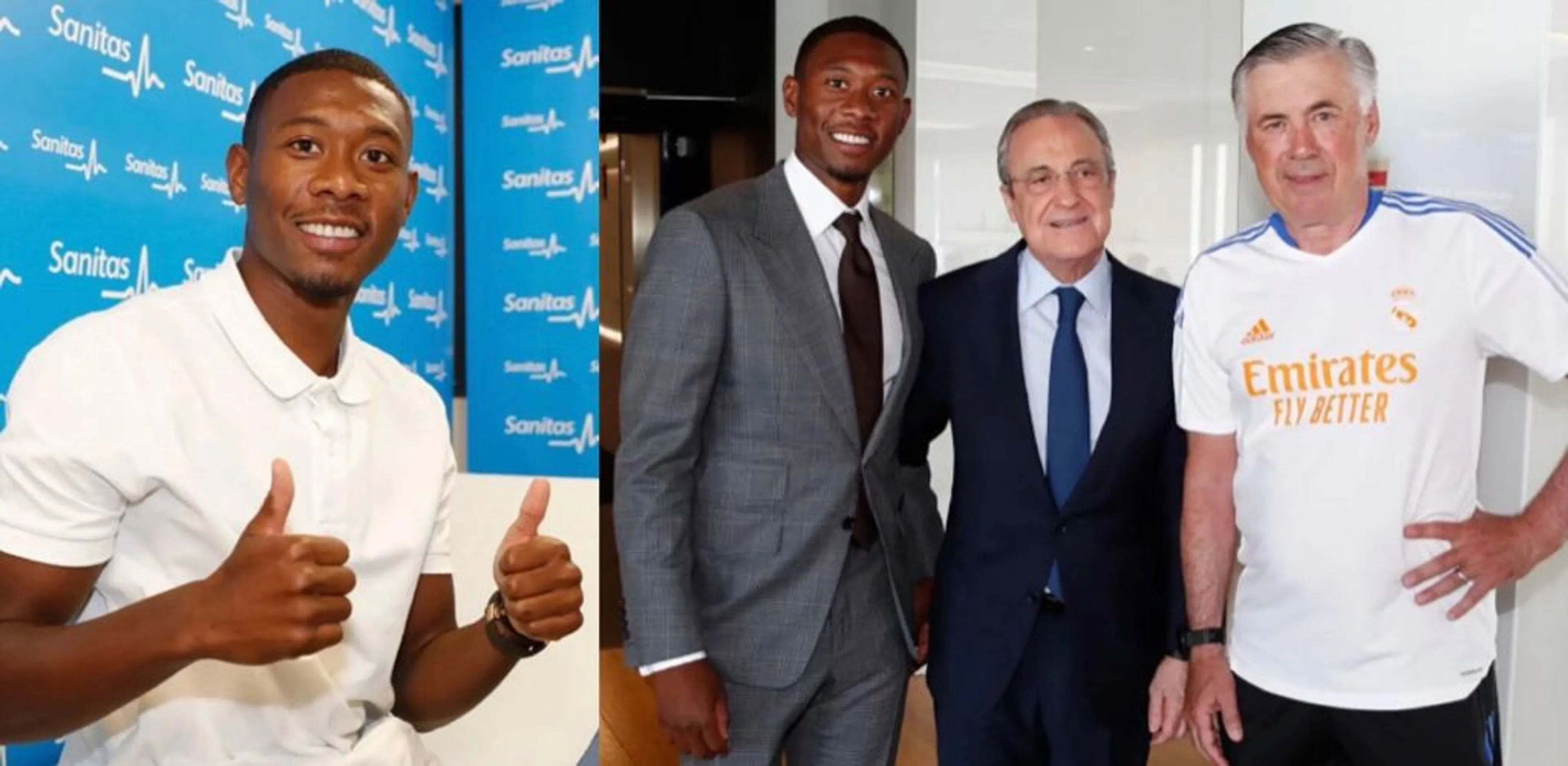 Copertina di Alaba si presenta al Real, e sceglie una maglia “leggermente” pesante…
