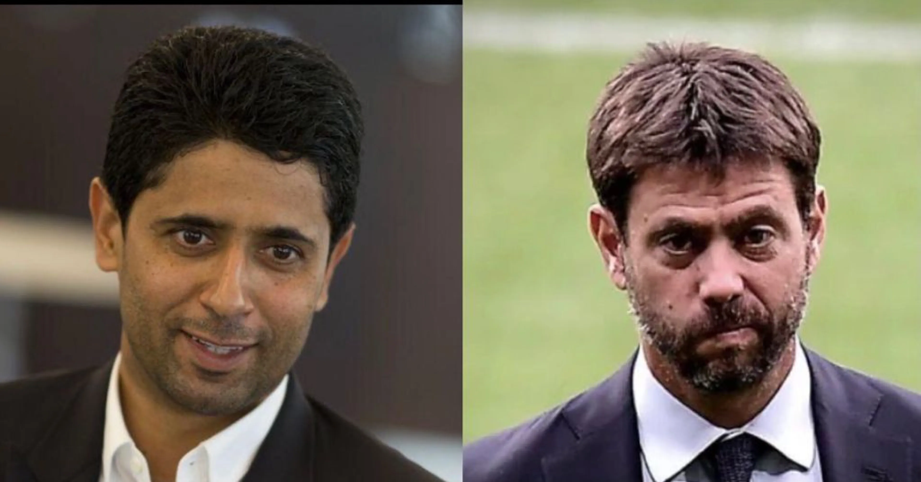 Copertina di Verso Psg-Juve, L’Equipe esplora la faida Al Khelaifi-Agnelli: “Si accusano a vicenda di tradimento”