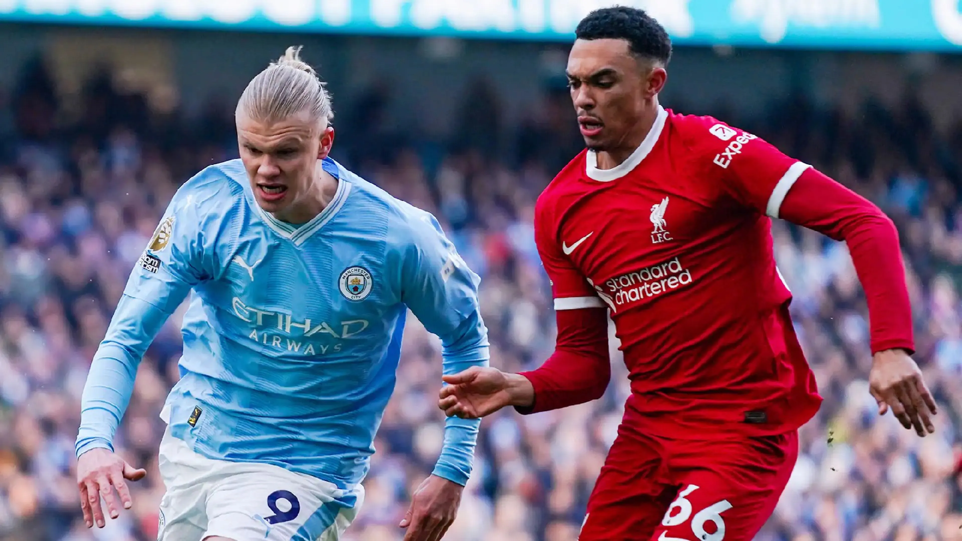 Copertina di Alexander-Arnold stuzzica il City, Haaland gli risponde con... il Triplete