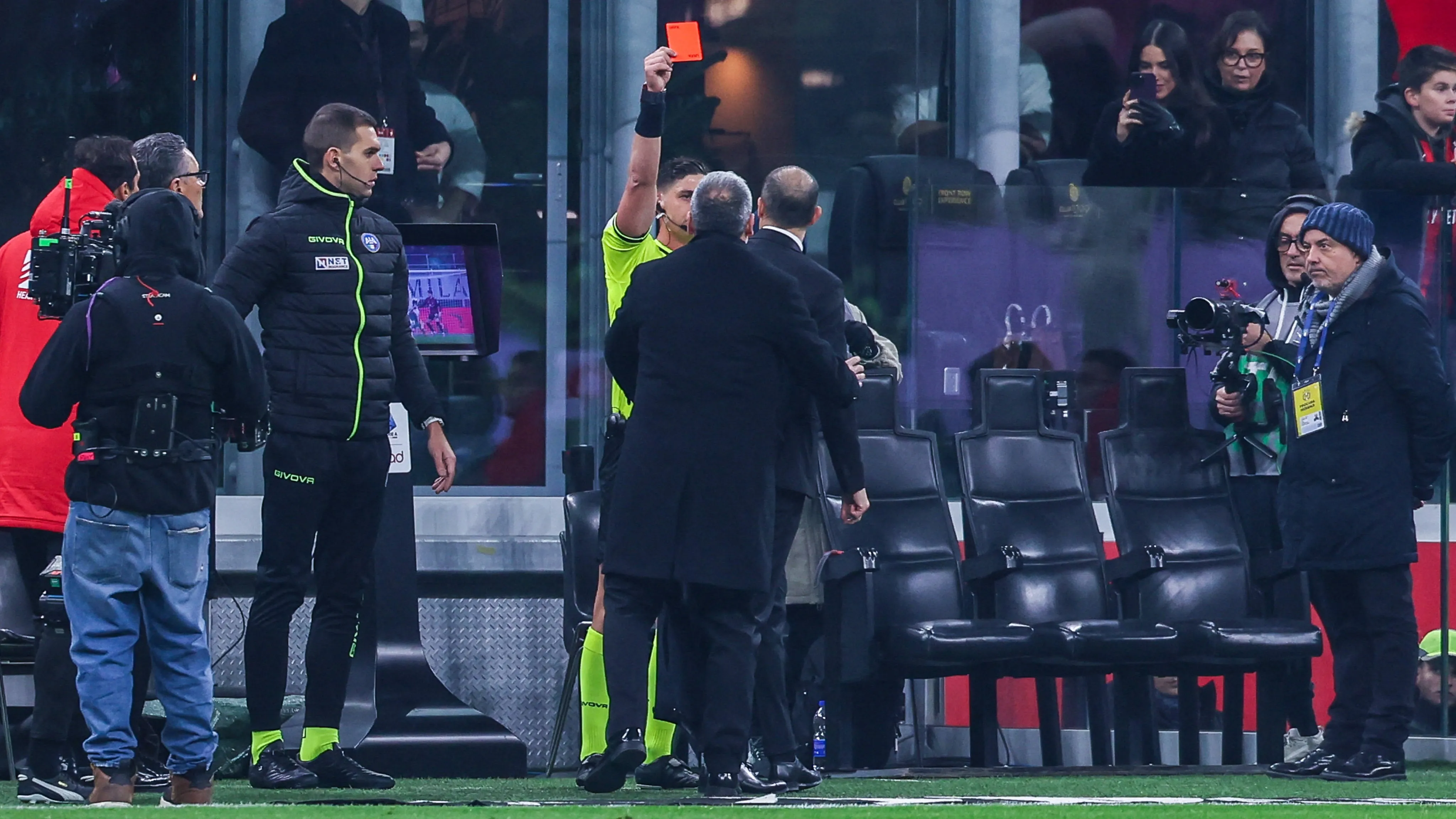 allegri espulso in milan lazio