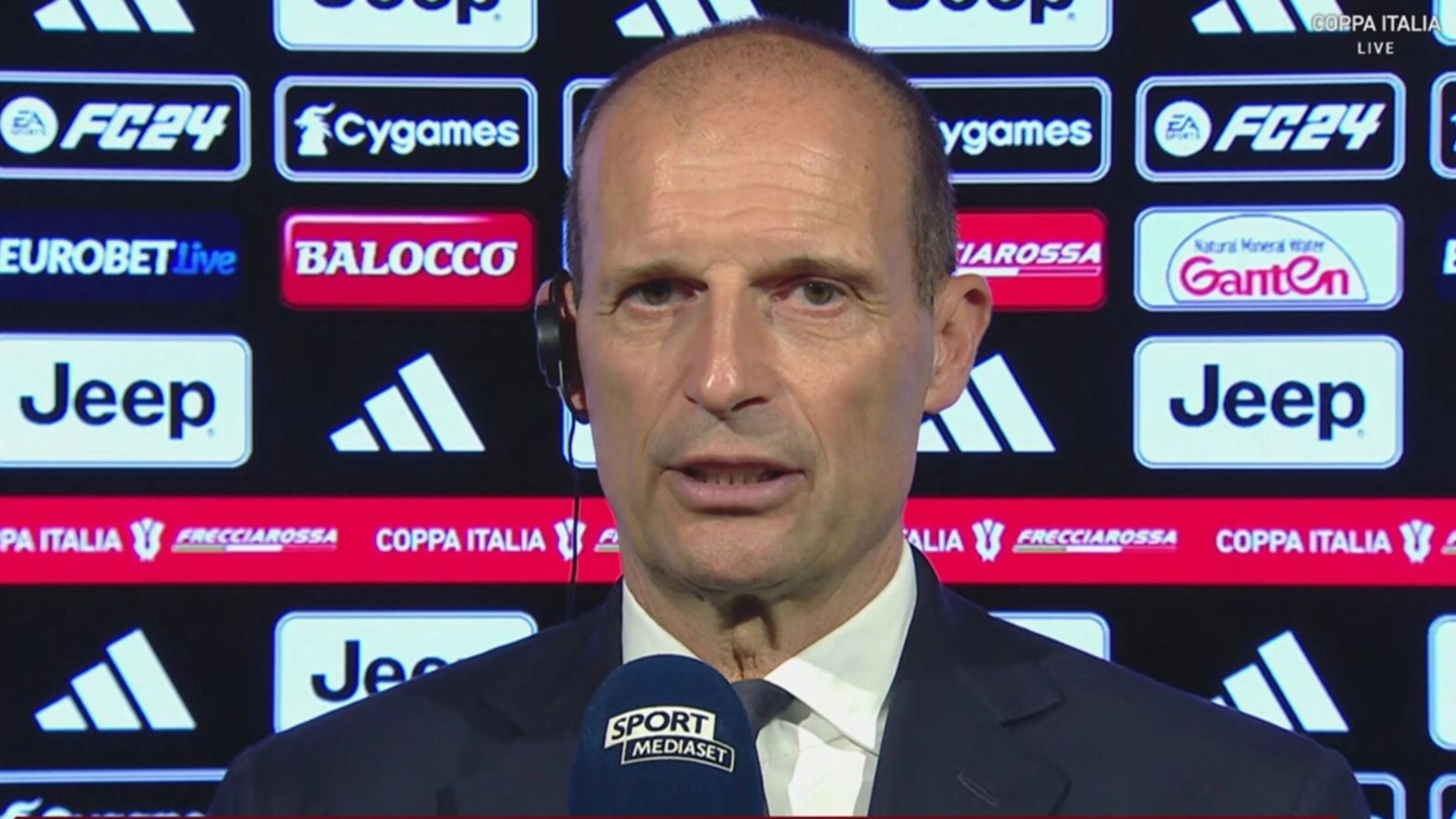 Copertina di Roma-Juventus, Allegri infuriato per l'occasione di Abraham. Poi svela il suo rammarico