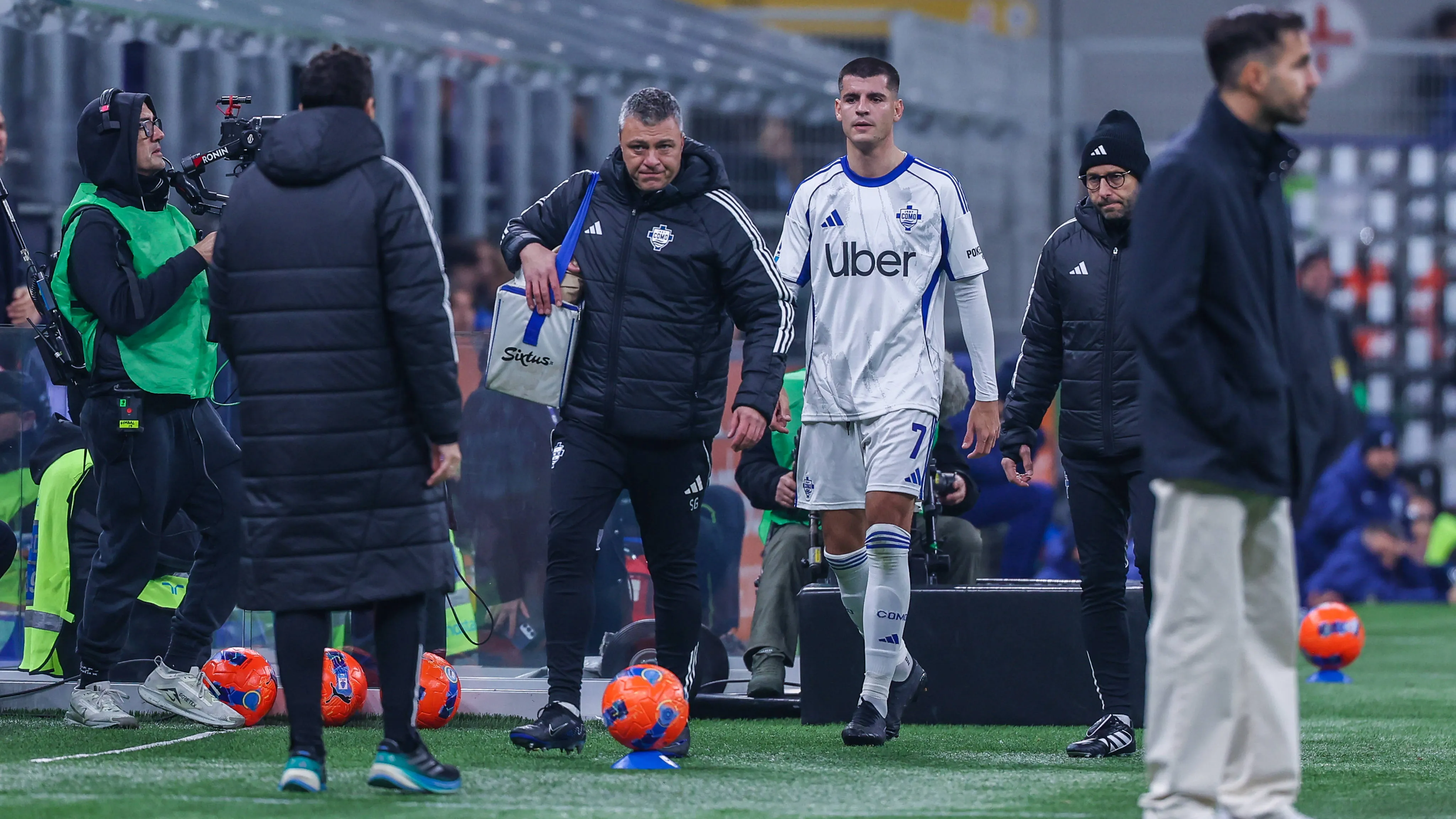 Morata infortunato in Inter Como