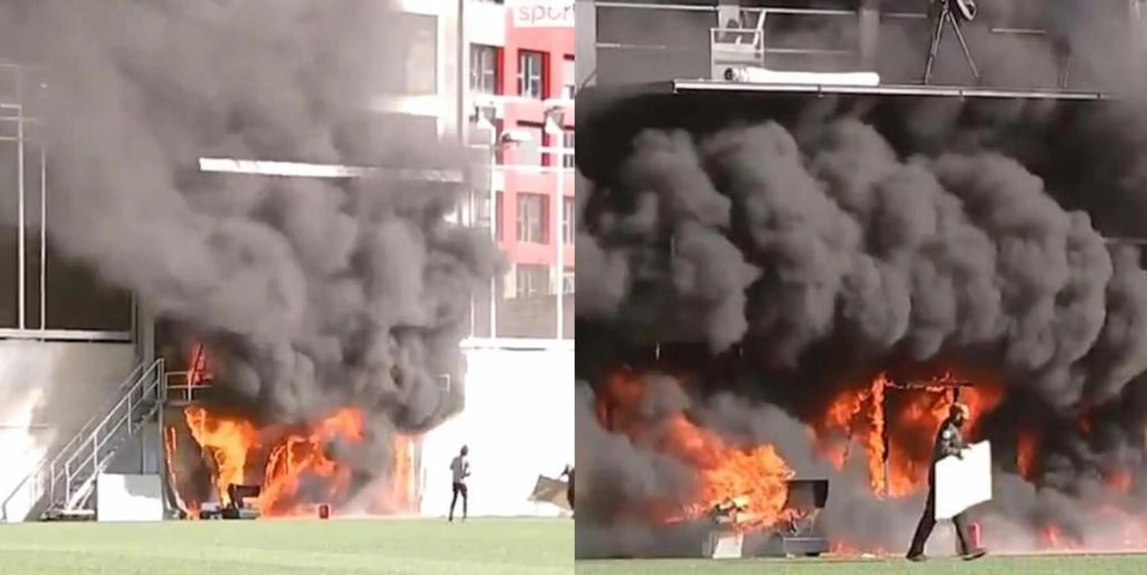 Copertina di Sabato si gioca Andorra-Inghilterra, ma all’Estadi Nacional scoppia un incendio (VIDEO)