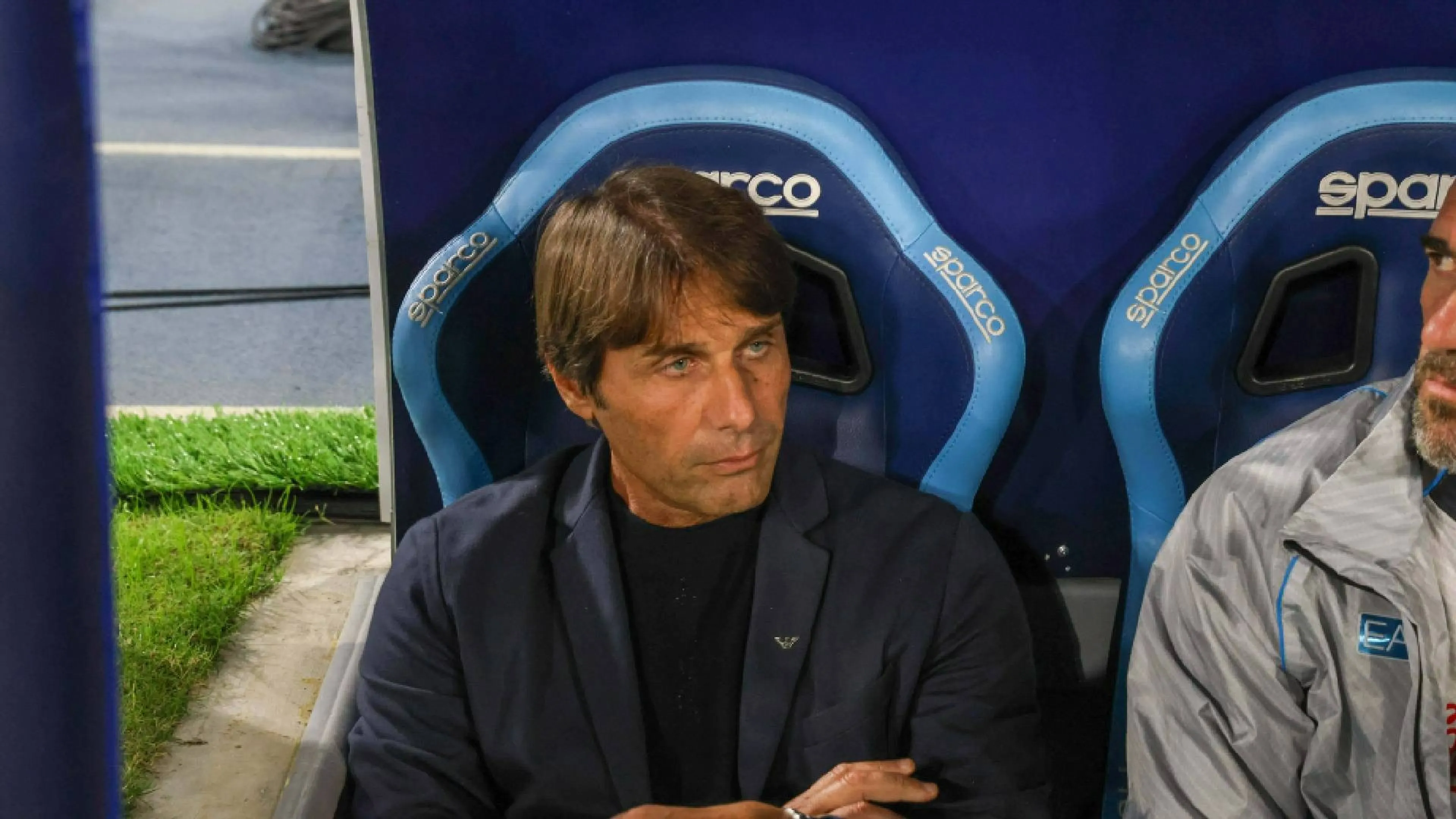 De Laurentiis si complimenta con Conte che risponde: "Non ne avevo bisogno"