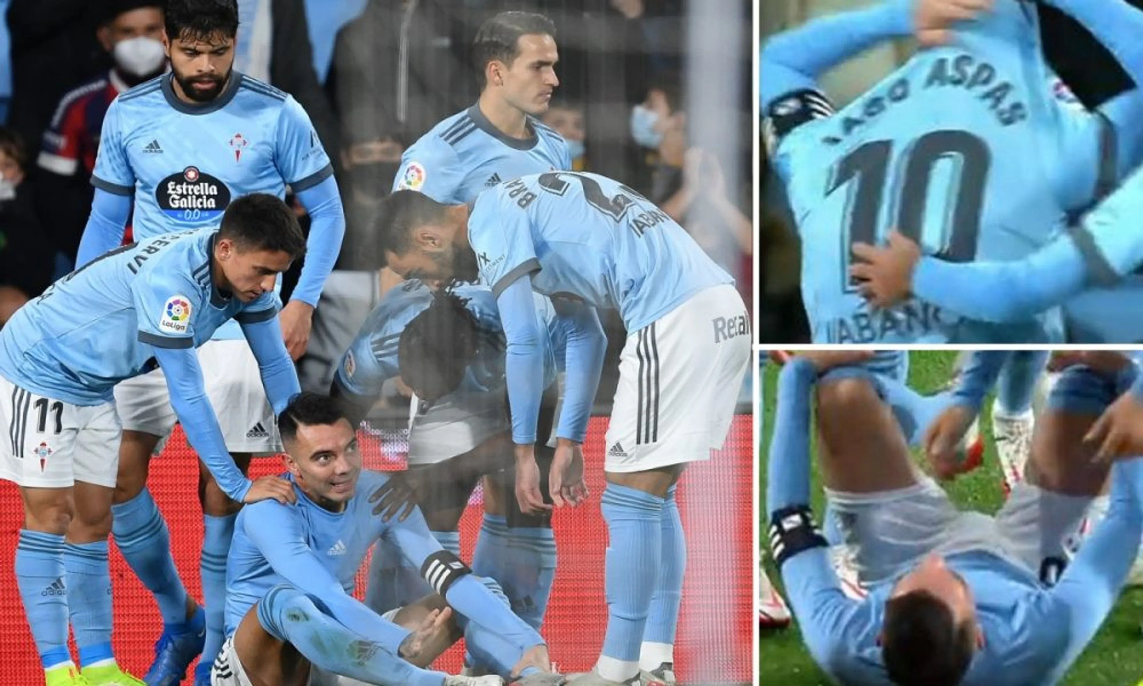 Copertina di Celta Vigo-Valencia, la giocata di Aspas: si infortuna segnando quindi…si fa ammonire