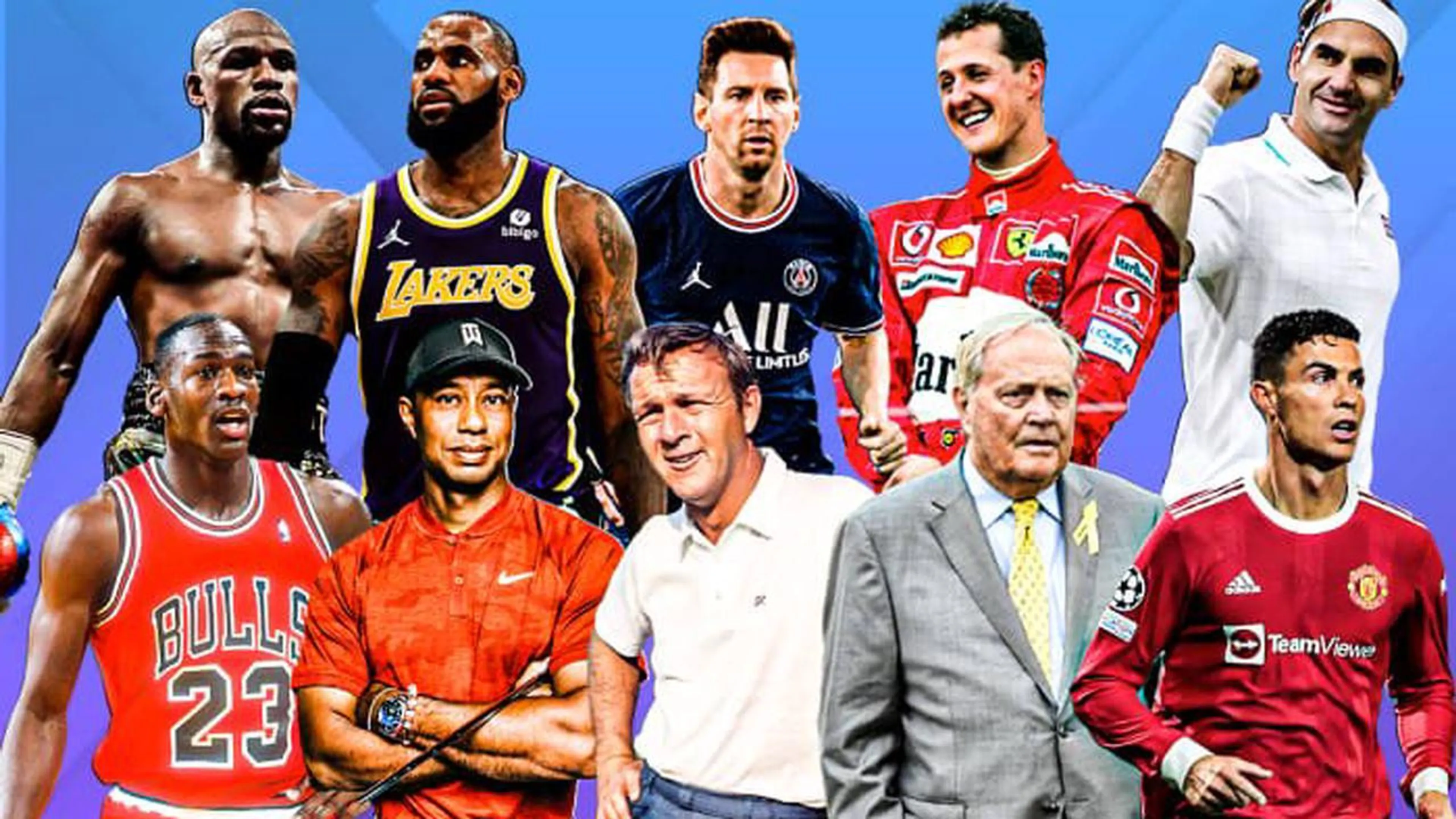 Copertina di Atleti più pagati di tutti i tempi, anche 2 calciatori nella top 10