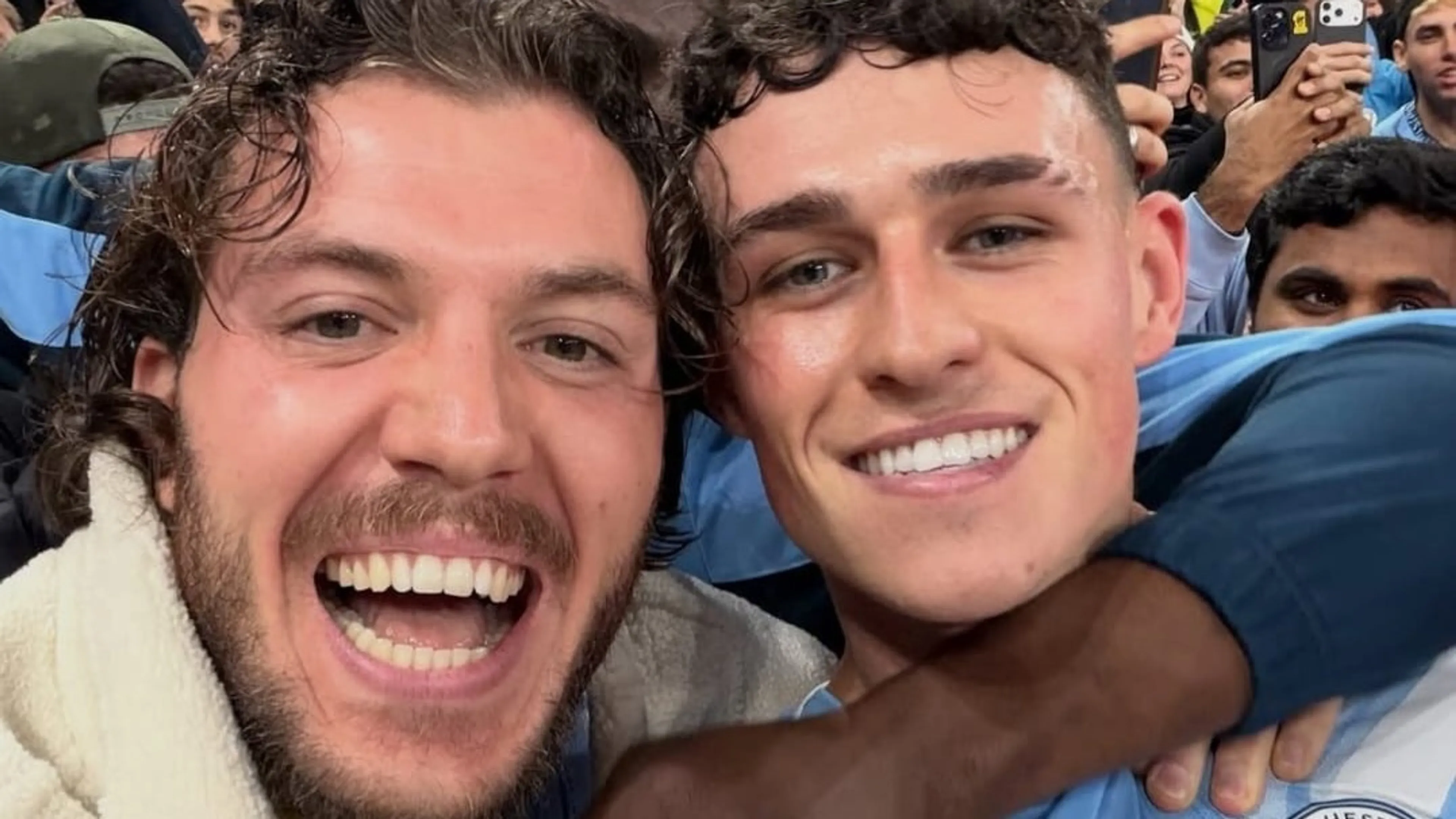 Il tifoso del selfie con Foden: "Esperienza unica. Ecco con chi sogno di fare una foto"