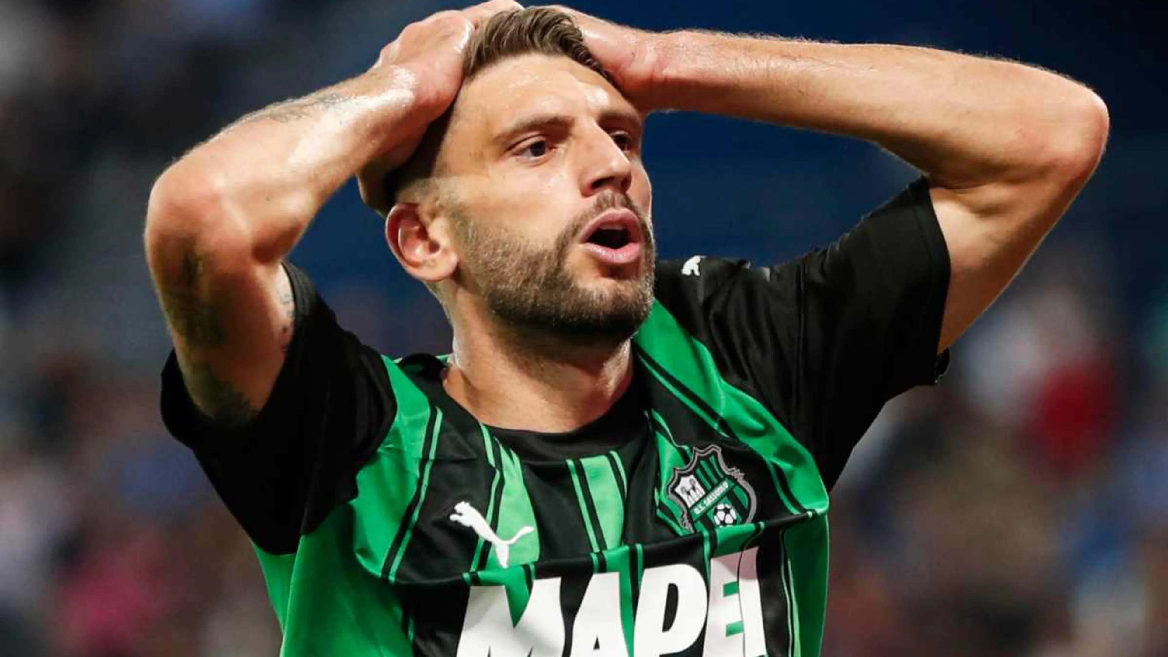 Copertina di Sassuolo, Berardi ko, l'infortunio è grave: Europeo a rischio?
