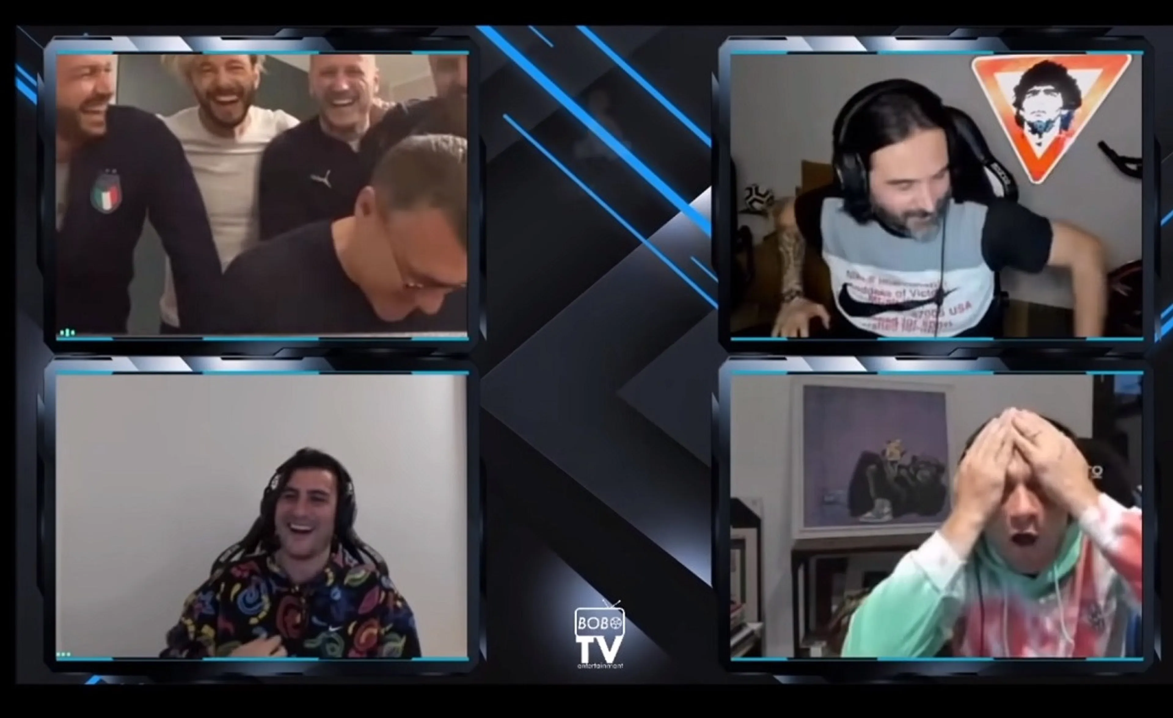 Copertina di Blitz di De Rossi, Abate e Pazzini a BoboTv e Cassano blasta tutti (VIDEO)