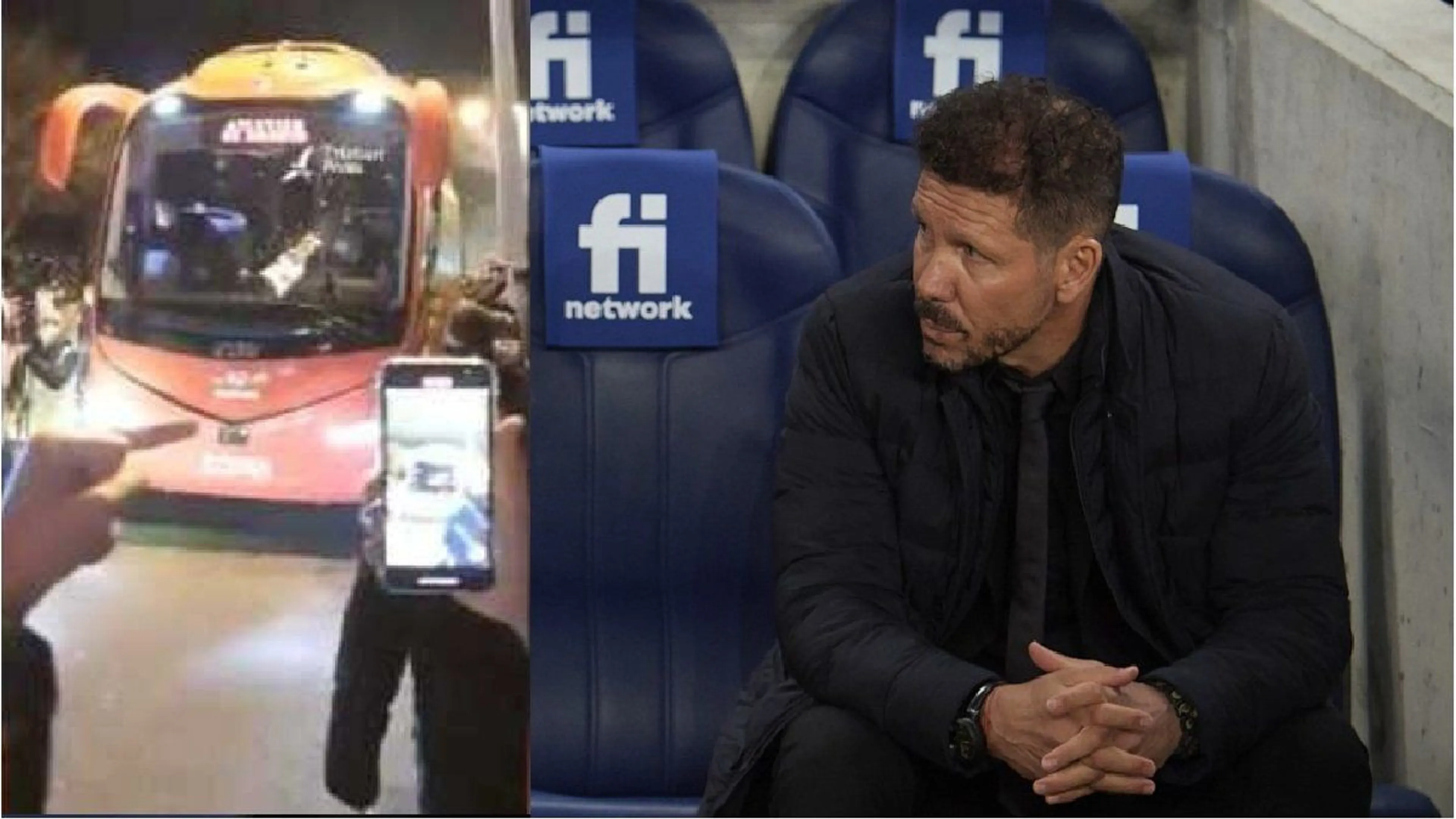 Copertina di Tifosi Real Sociedad attaccano bus dell’Atlètico. Simeone si infuria e reagisce (VIDEO)