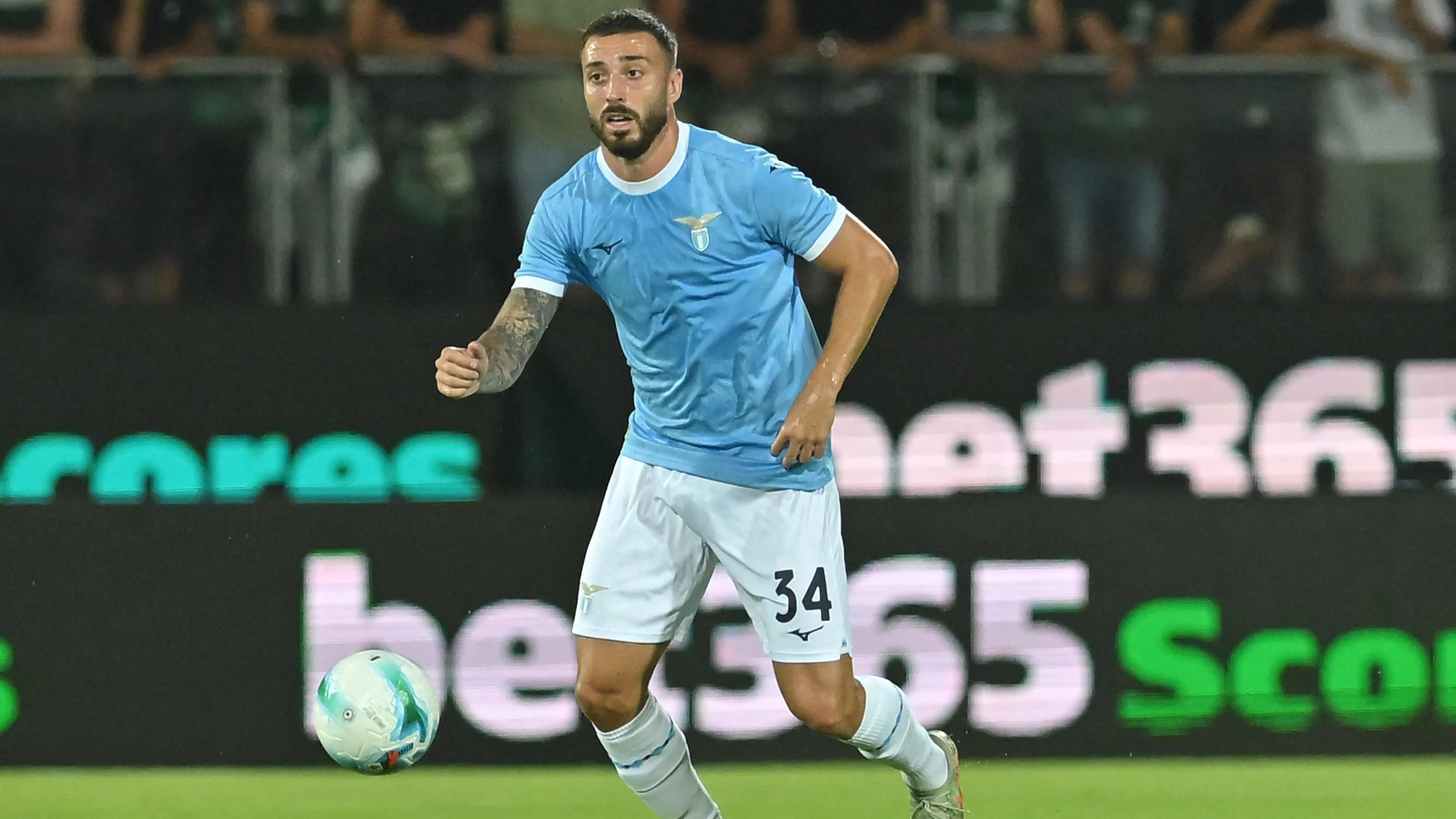 Mario Gila in maglia Lazio