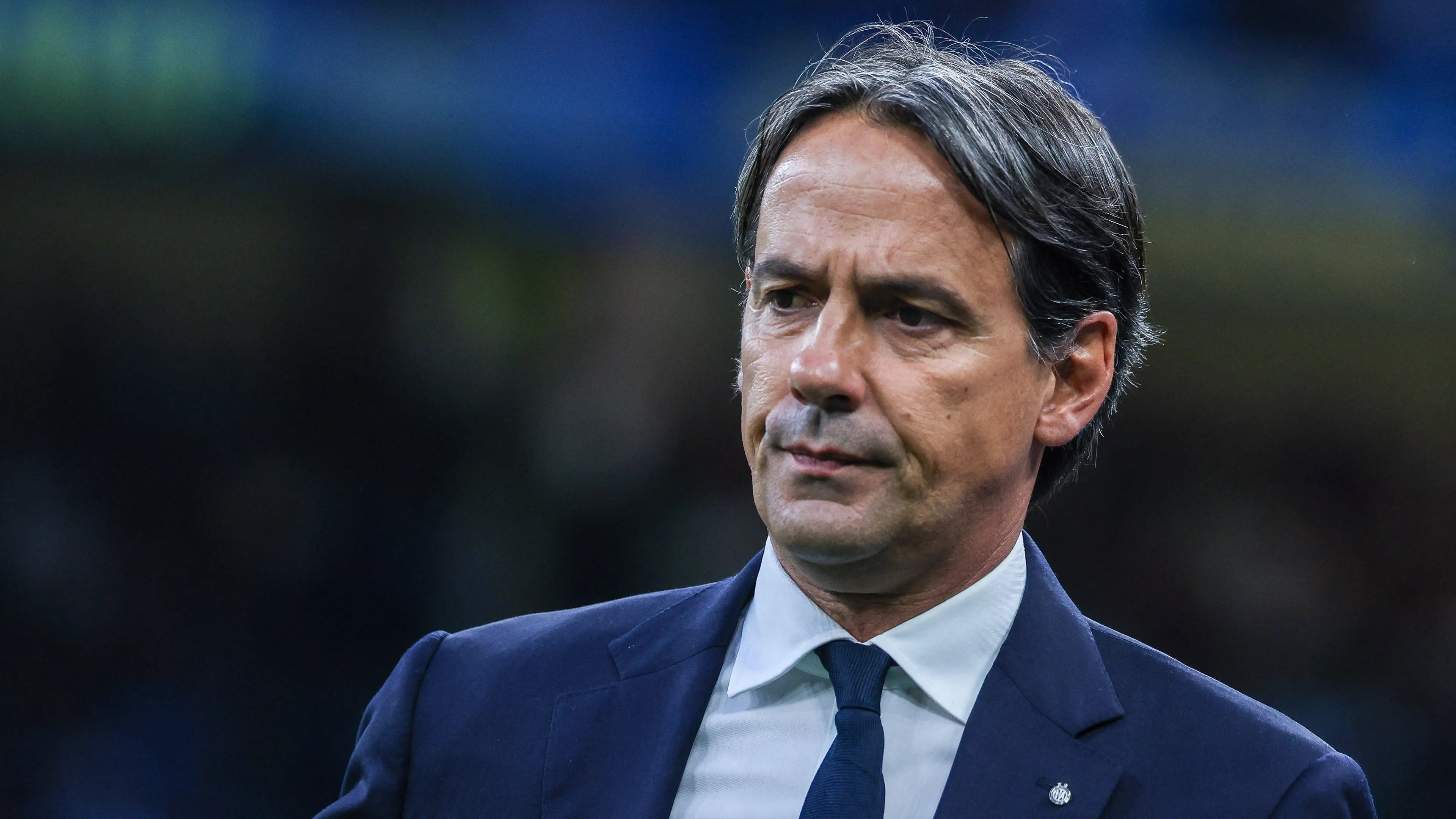 Copertina di CALCIO Serie A Inter FC Internazionale vs SS Lazio Simone Inzaghi Head Coach of FC Internazionale looks on during Serie A 2024 25 football match between FC Internazionale and SS Lazio at San Siro Stadium Milan Italy Copyright xIPAxSport ABACAx