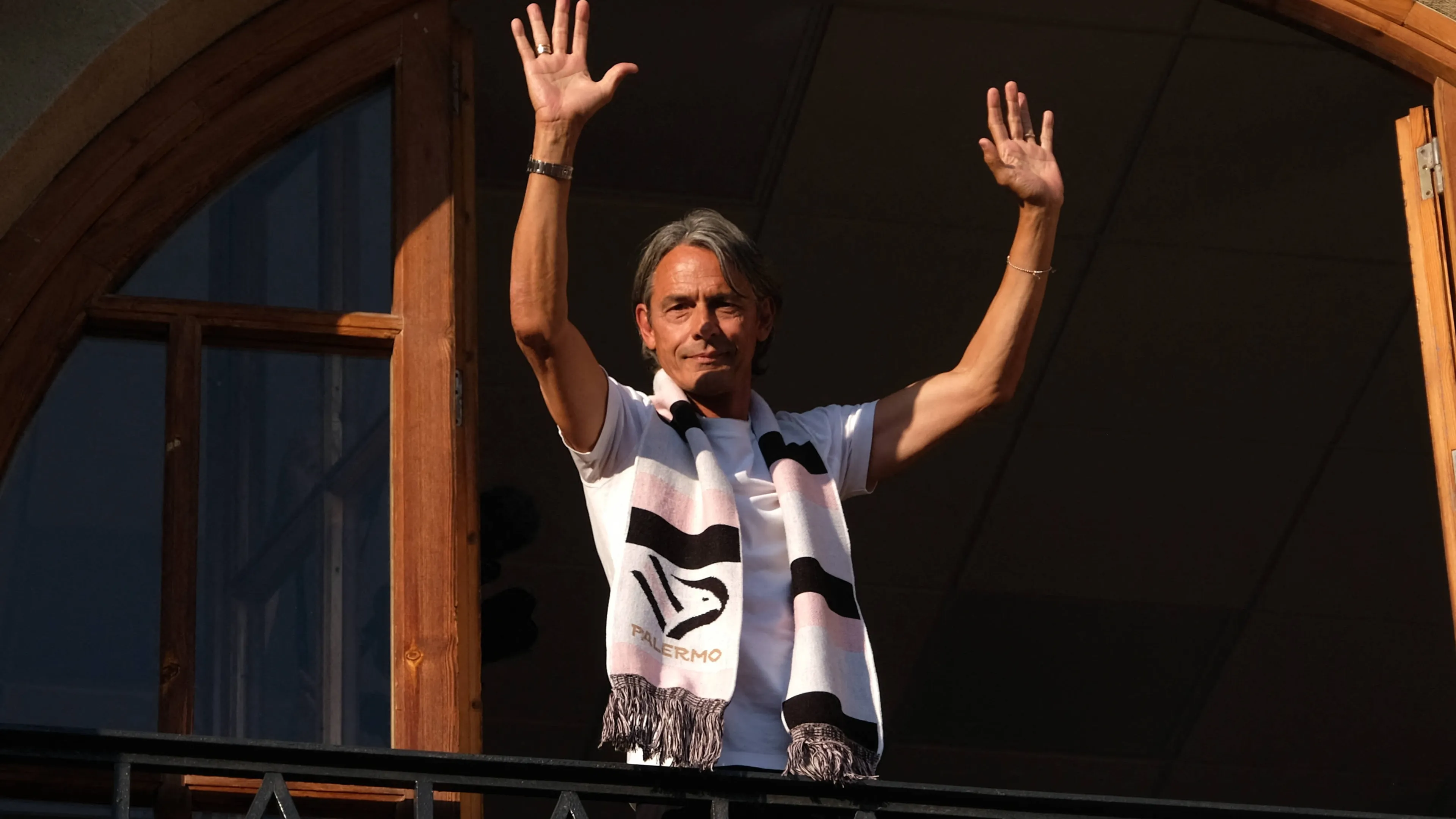 Palermo, accoglienza super per Inzaghi: "Non ci si abitua mai a queste emozioni"