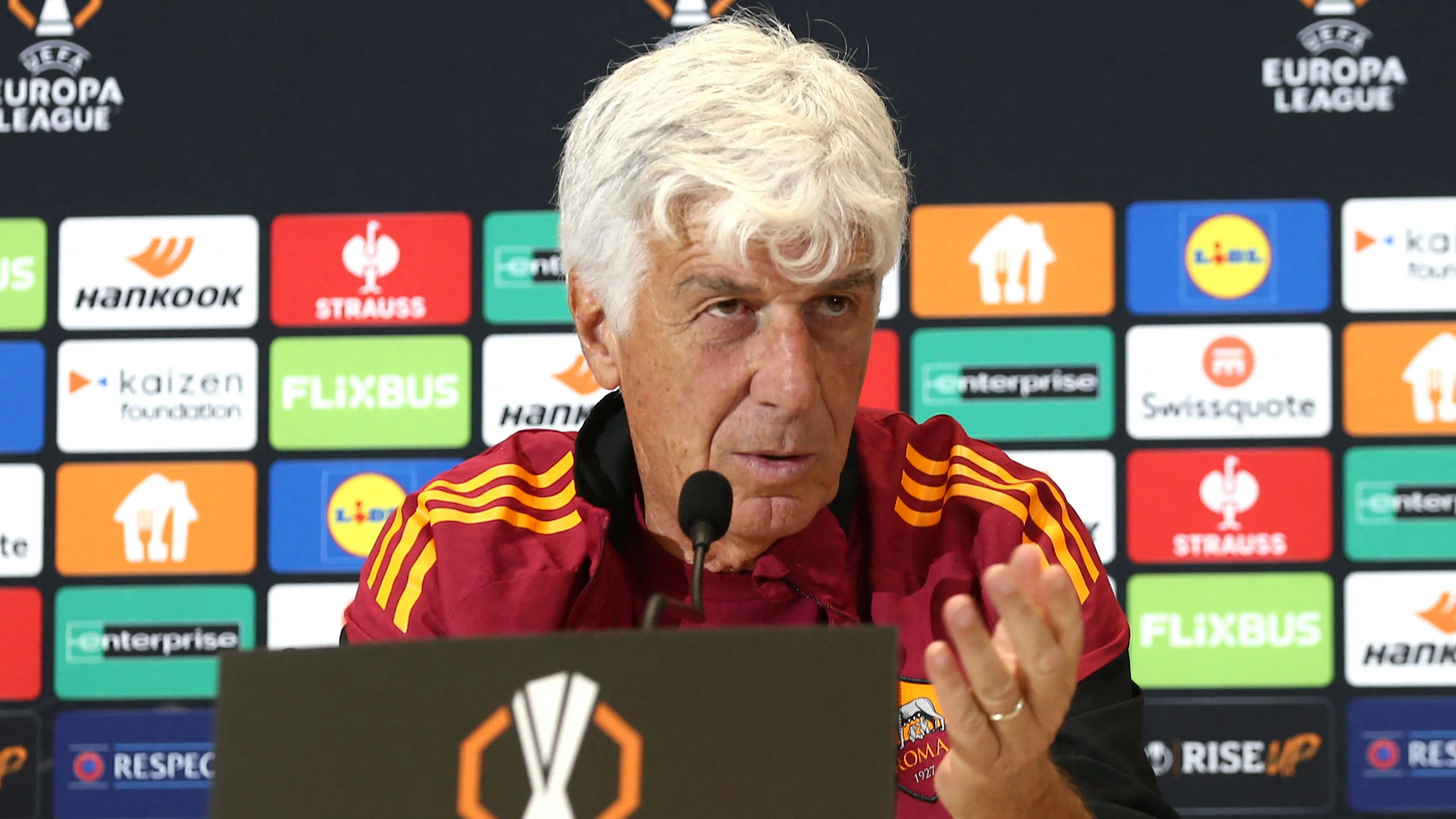 Nizza-Roma, Gasperini nel postpartita: "Pellegrini ha grande qualità. Pisilli? Deve imparare in fretta"