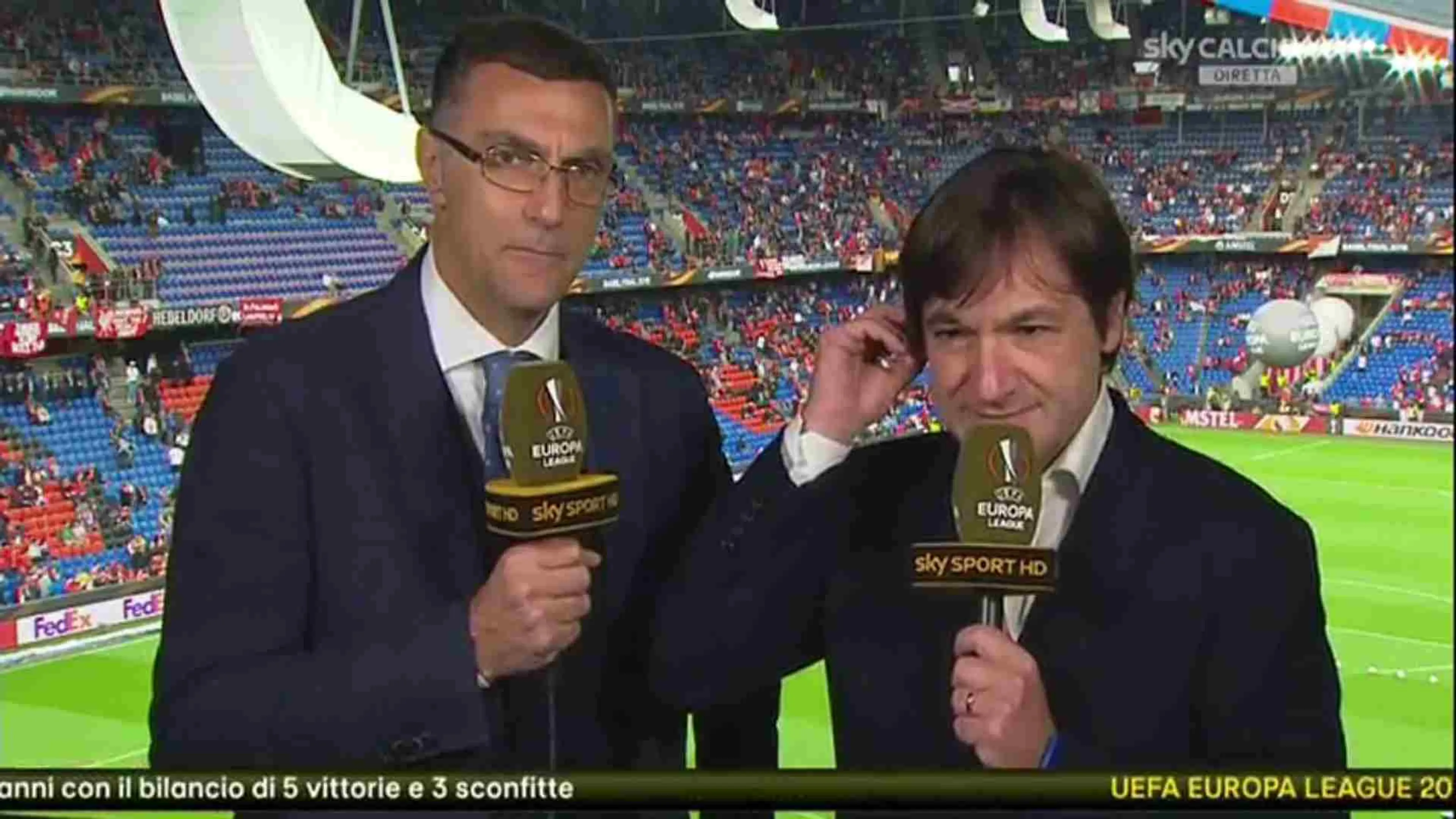 Copertina di Europa League, Caressa esulta per la Roma in finale come quando l’Italia andò a Berlino (VIDEO)