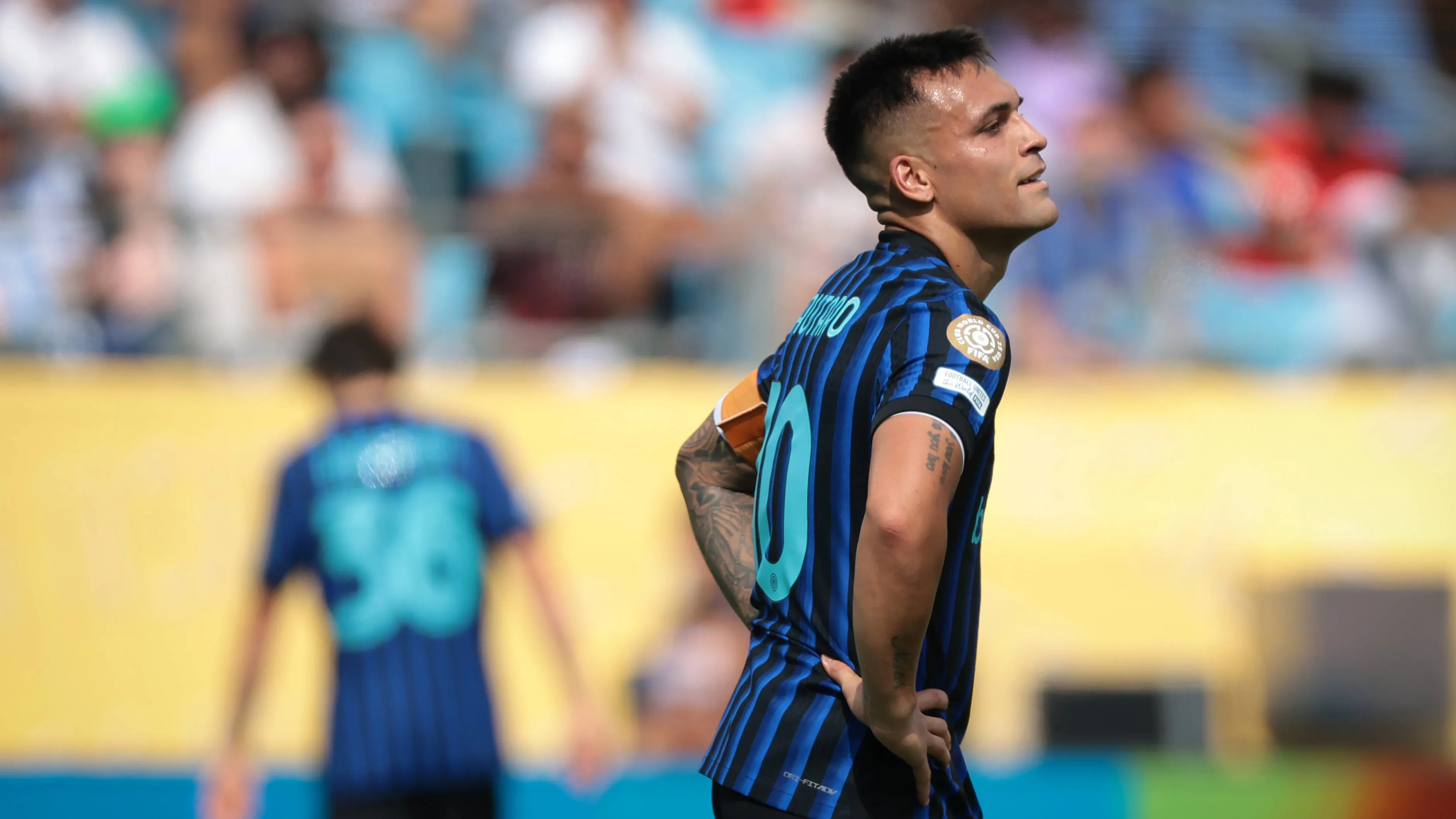 Lautaro Martinez durante il Mondiale per Club