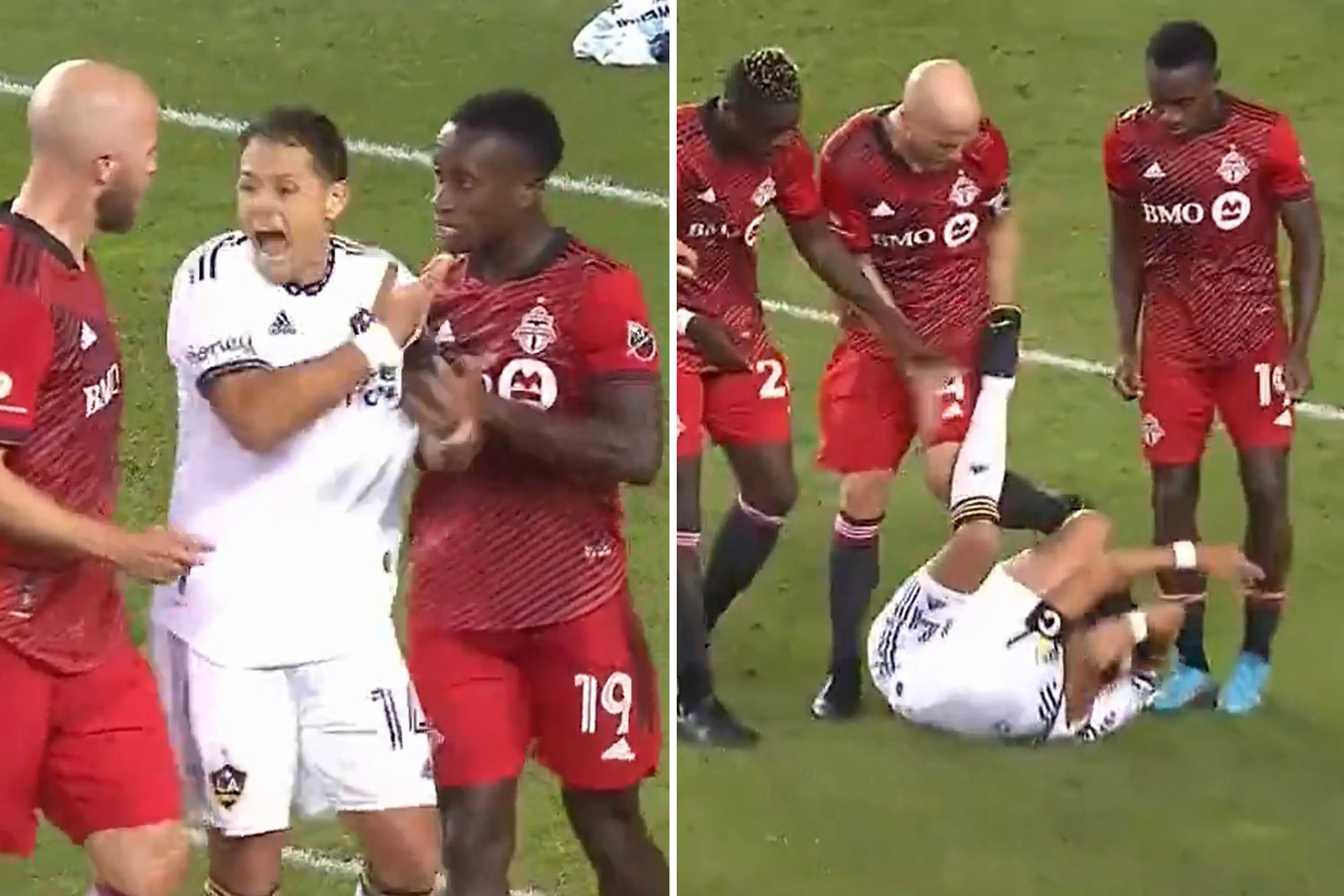 Copertina di L’imbarazzante sceneggiata del Chicharito Hernandez contro il Toronto FC (VIDEO)