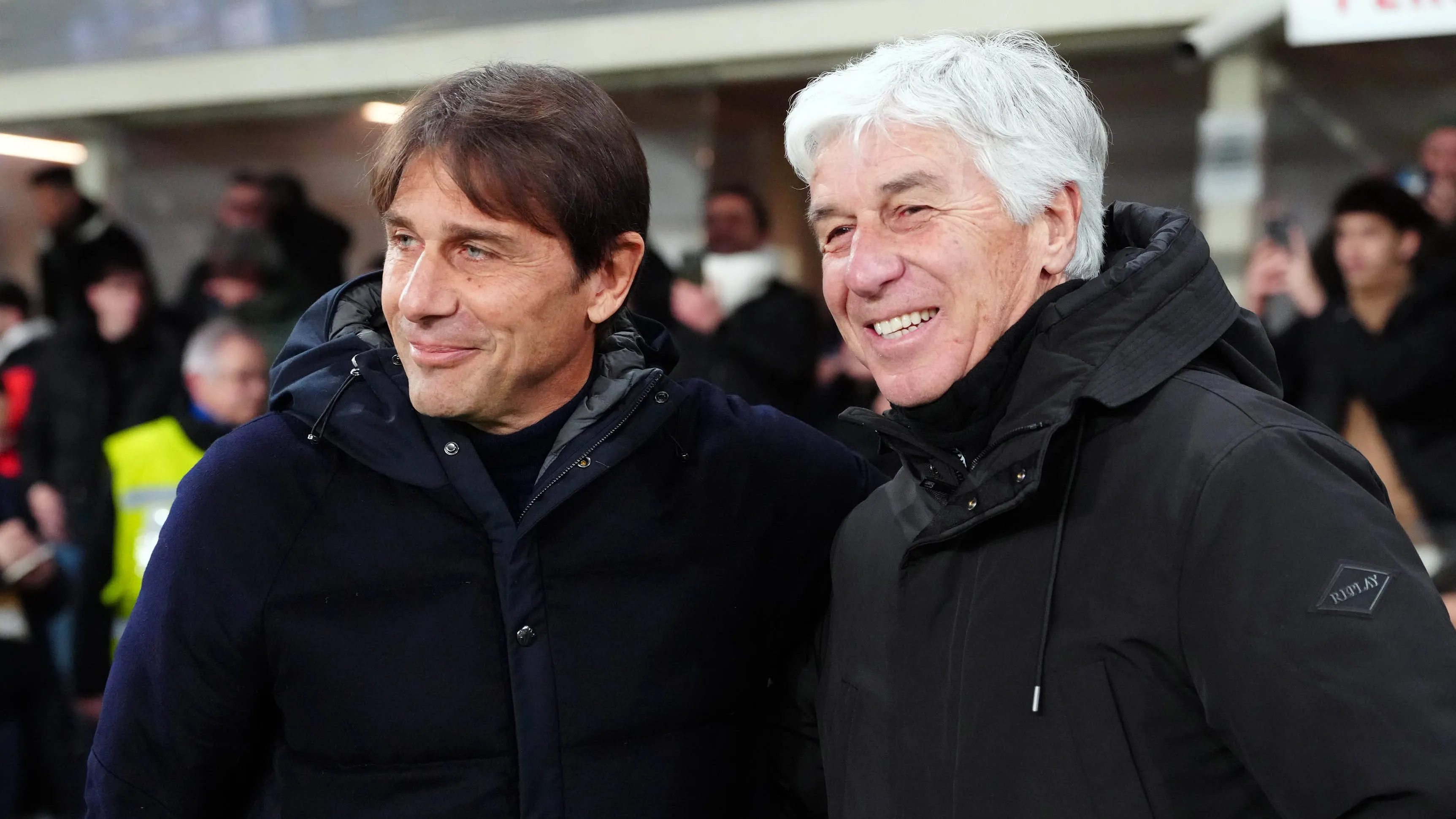 Conte e Gasperini tecnici di Napoli e Roma