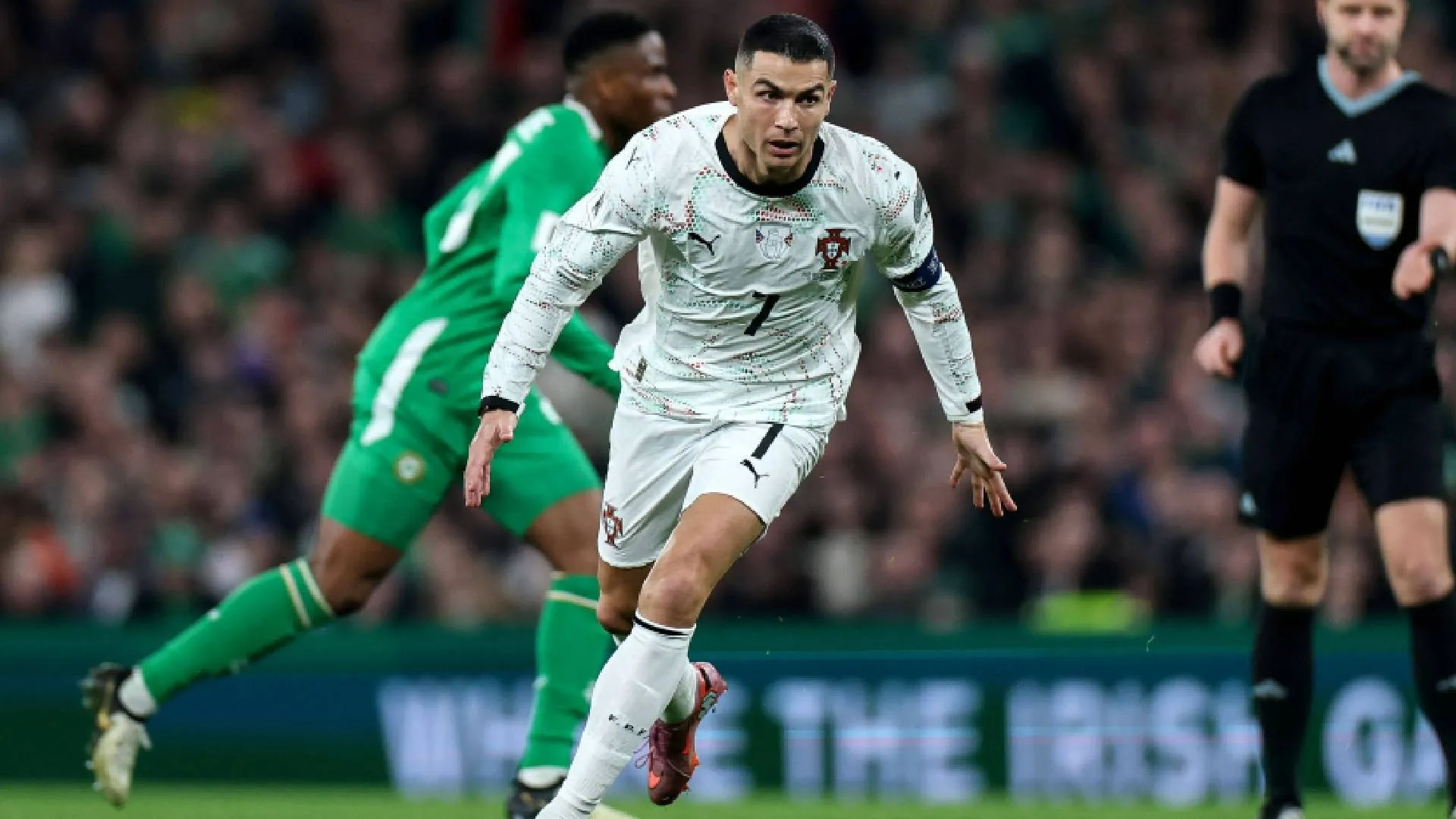 Cristiano Ronaldo in azione