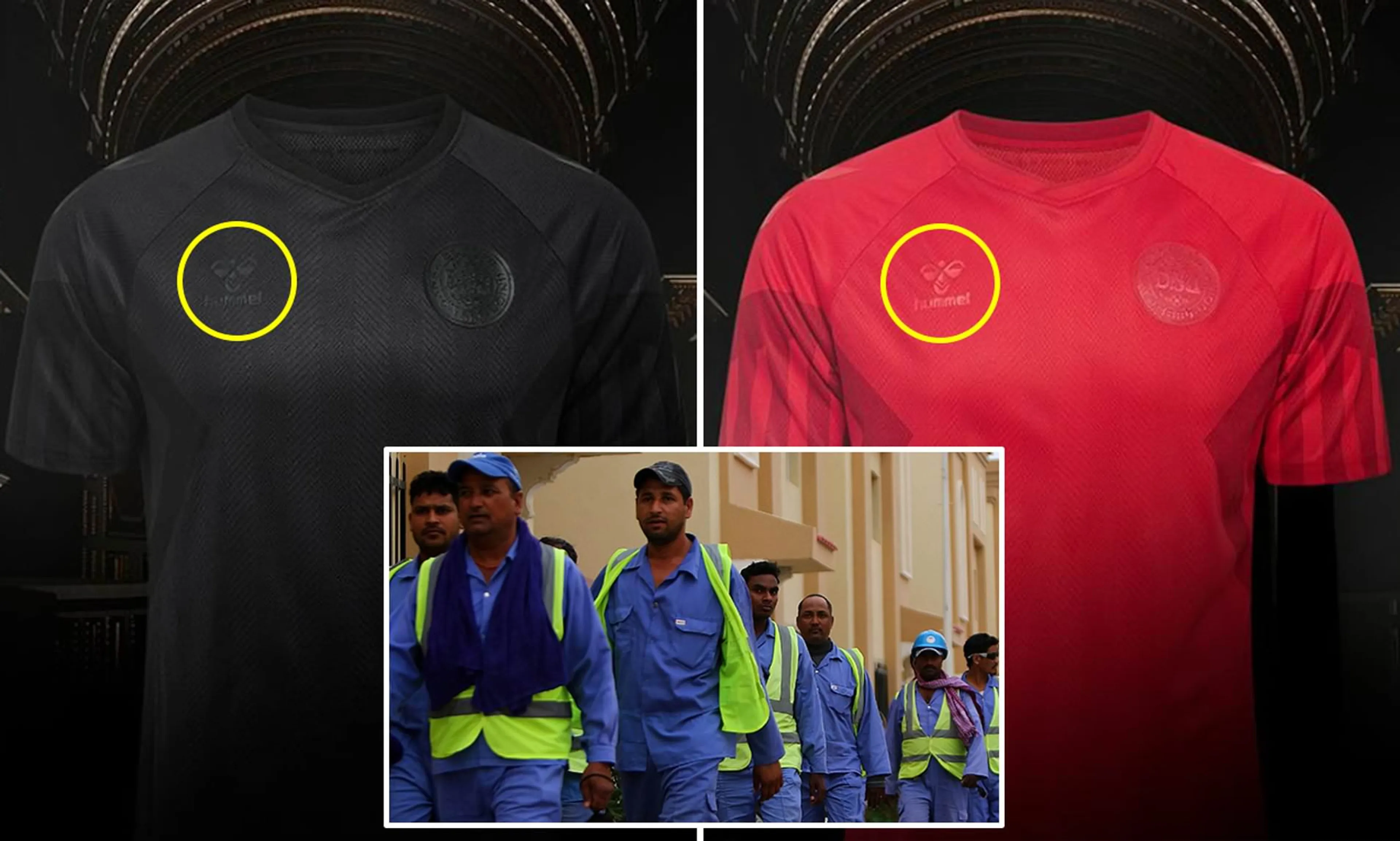 Copertina di Qatar 2022, sponsor della Danimarca “sparisce” dalla maglia: “Non vogliamo essere complici delle tanti morti”