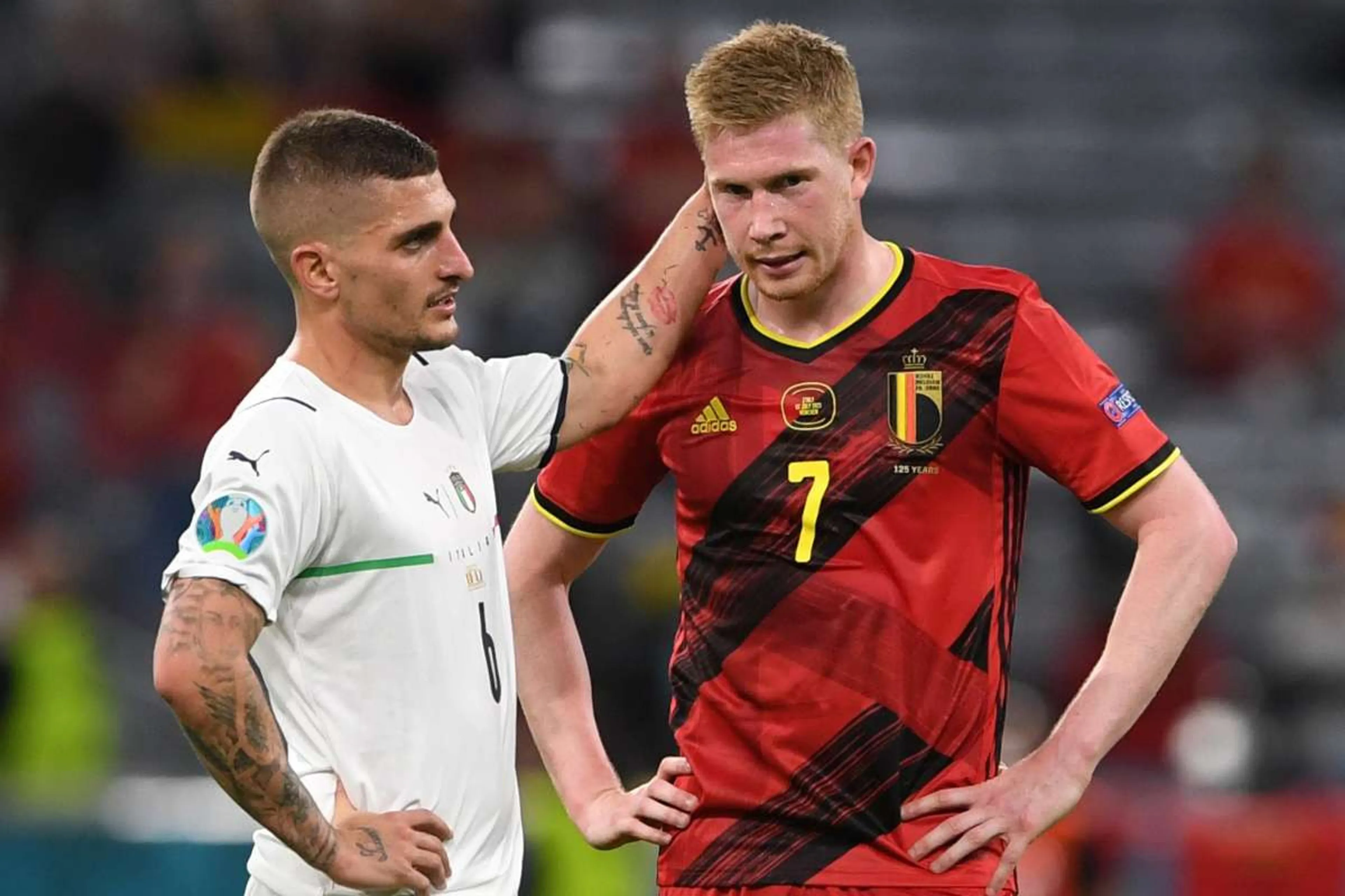 Copertina di De Bruyne omaggia l’Italia: “Fantastico giocarci contro, loro hanno 22 top players a differenza nostra”