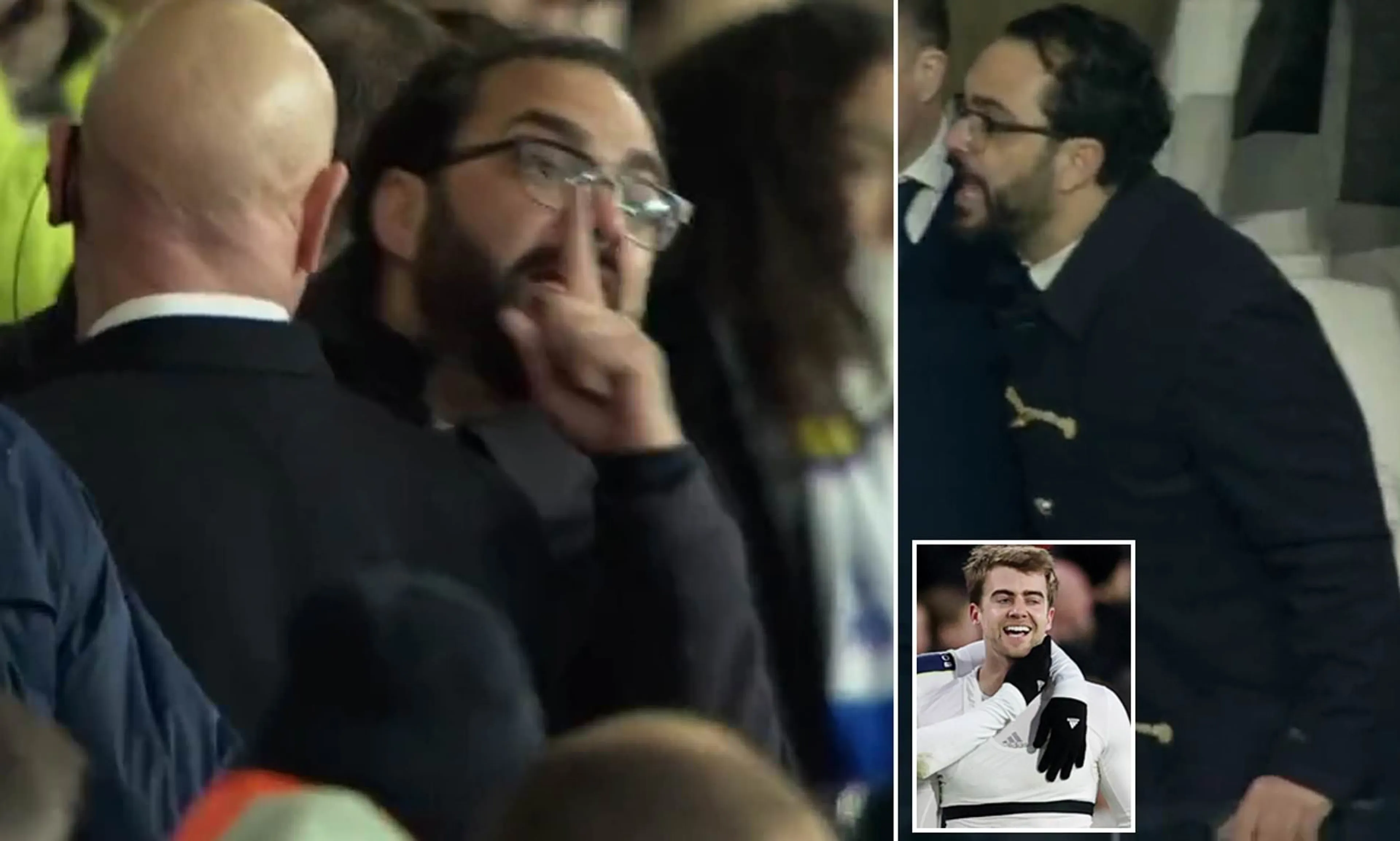 Copertina di La furiosa lite del Ds del Leeds con un tifoso in tribuna: trattenuto a stento (VIDEO)