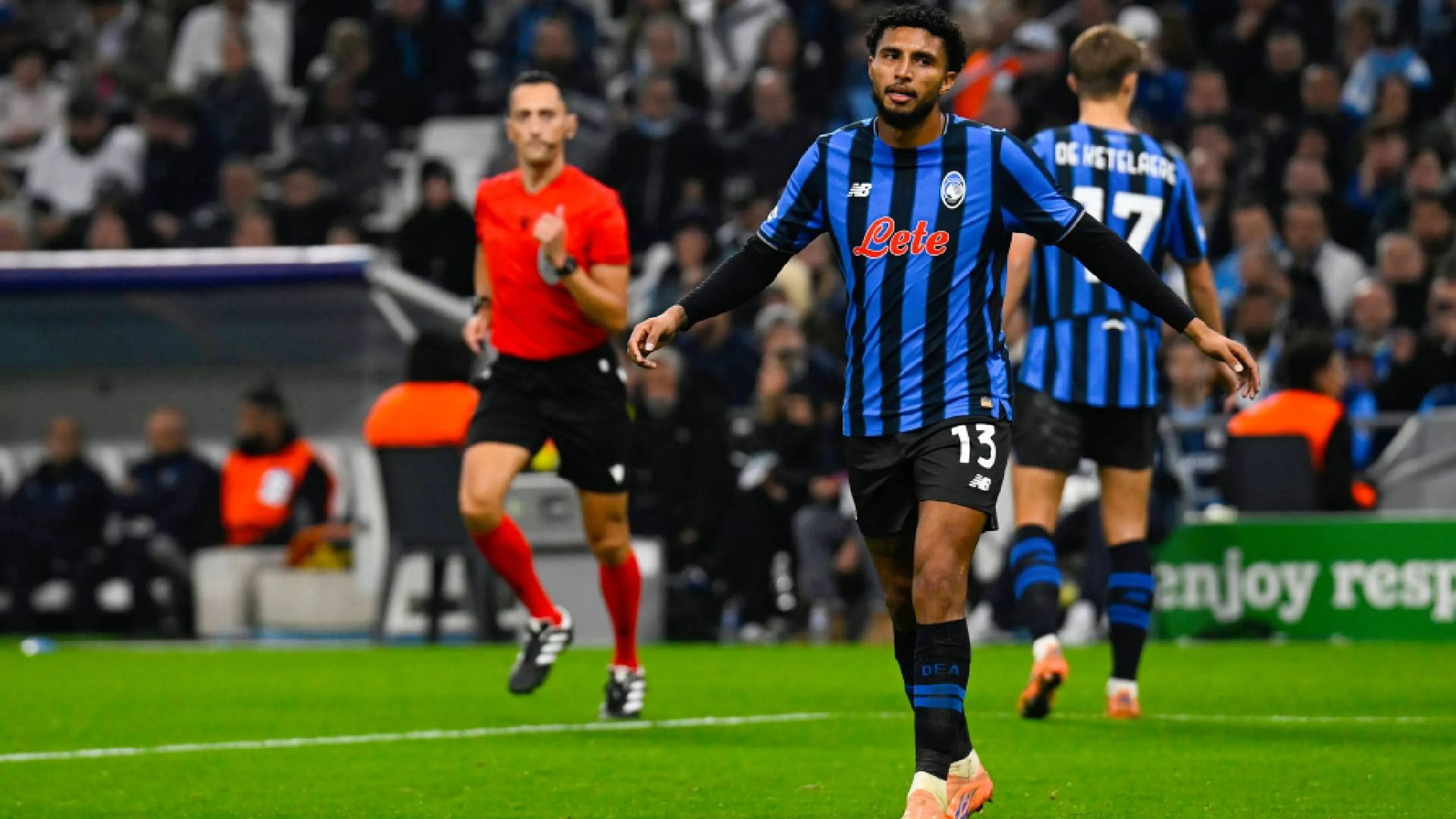 Ederson con la maglia dell'Atalanta