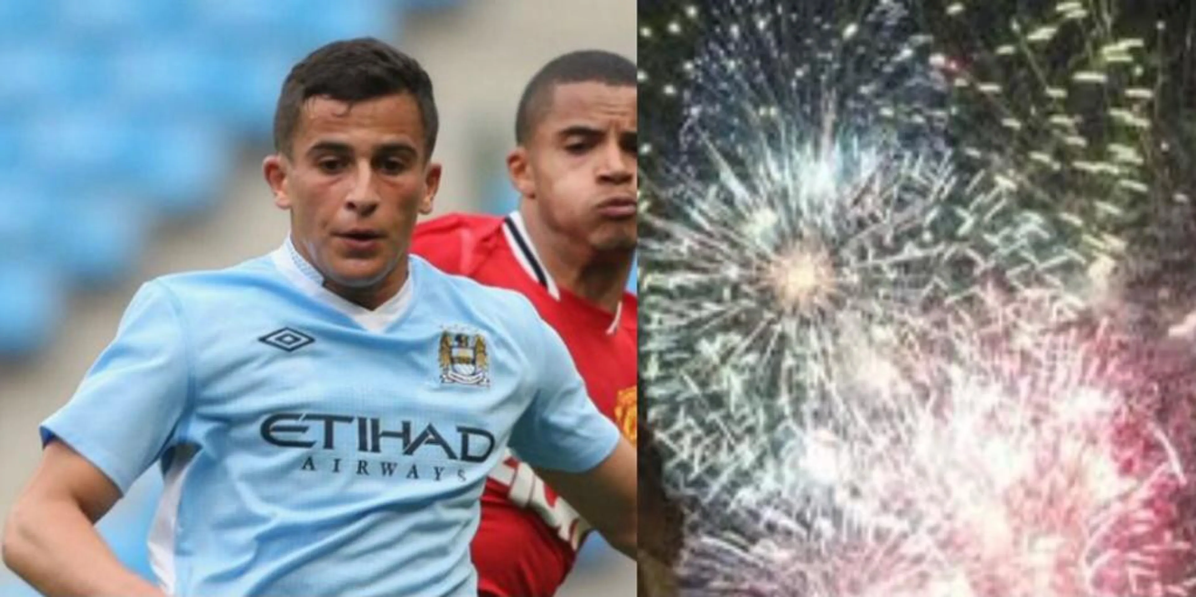 Copertina di Incidente con i fuochi d’artificio, ex Manchester City in ospedale