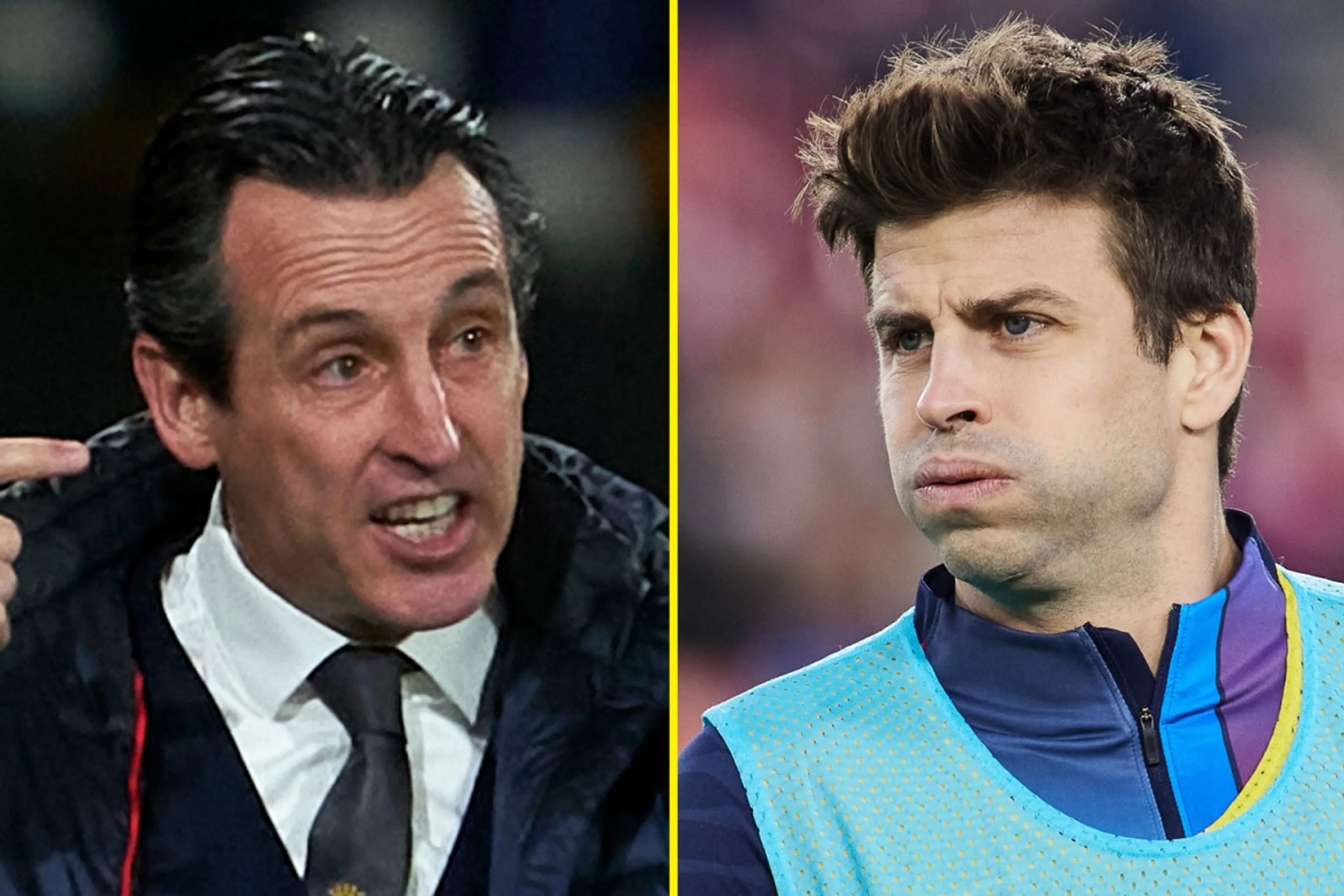 Copertina di Scintille Emery-Piqué. Il tecnico: “Fa falli di mano e parla di arbitri”. Il difensore: “Ti brucia ancora Barça-PSG 6-1”