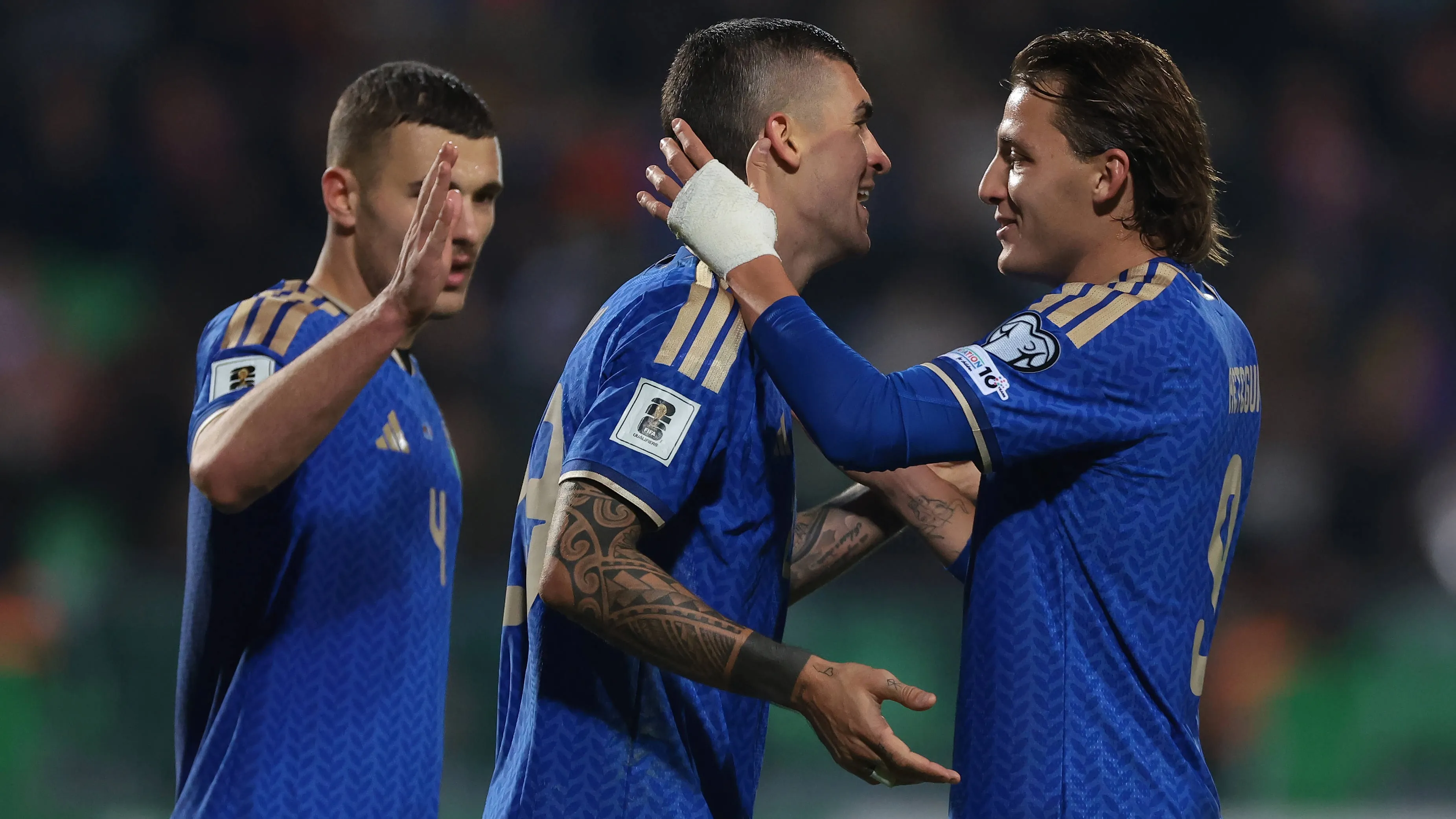 Il gol di Mancini che ha sbloccato la gara contro la Moldavia