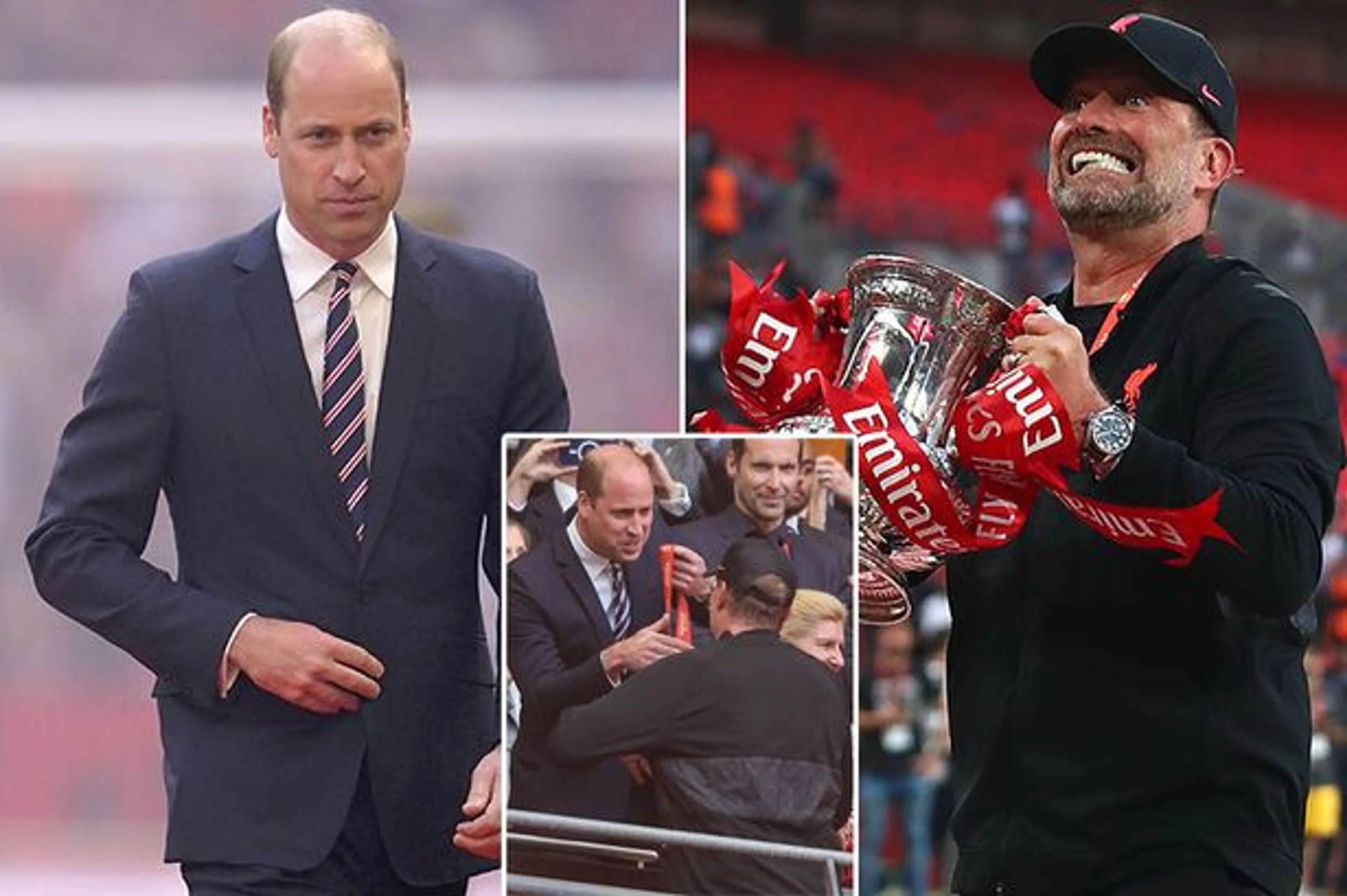 Copertina di FA Cup, fischi per il principe William da parte dei tifosi Reds. Klopp: “La gente non lo fa senza motivo”