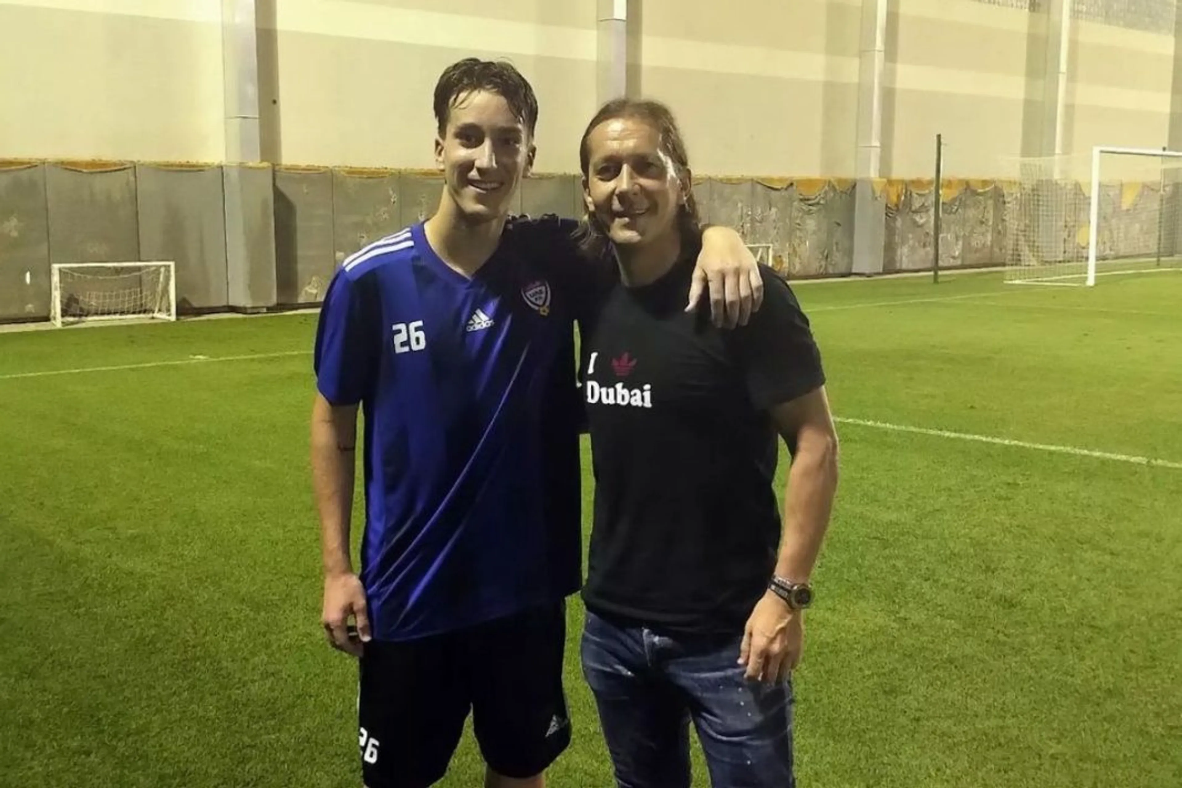 Copertina di Il figlio di Salgado convocato con la Nazionale….degli Emirati Arabi Uniti