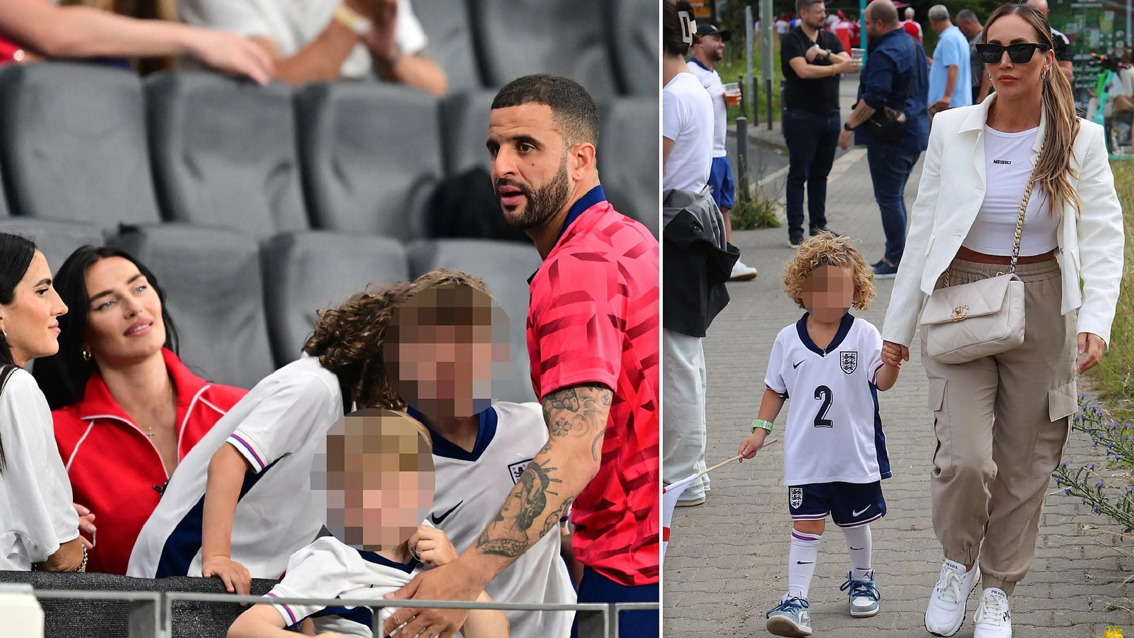 Copertina di Euro 2024, l'imbarazzante finale dI Walker: moglie e amante in tribuna, saranno scintille?