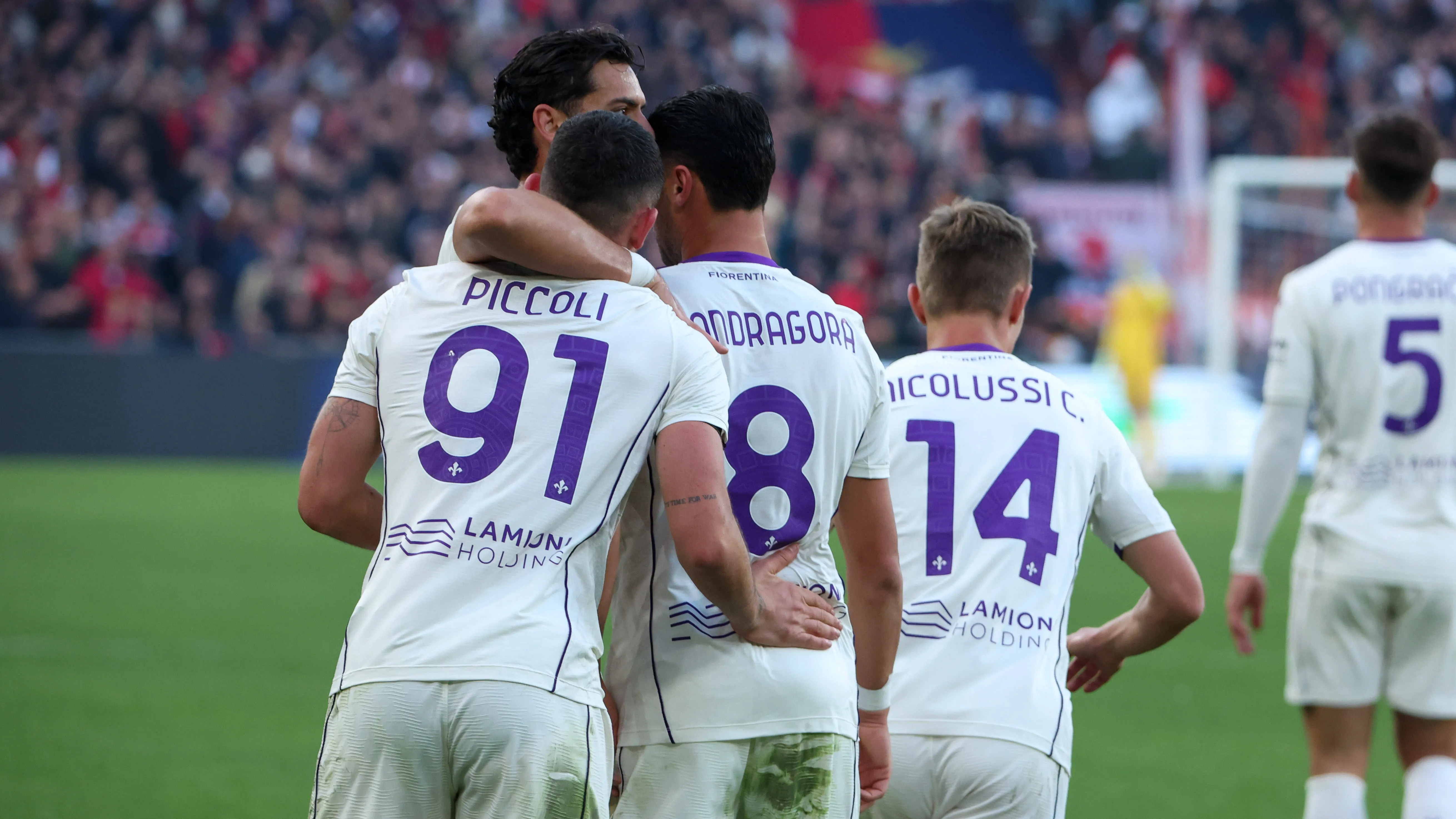 Pareggio della Fiorentina a Genova