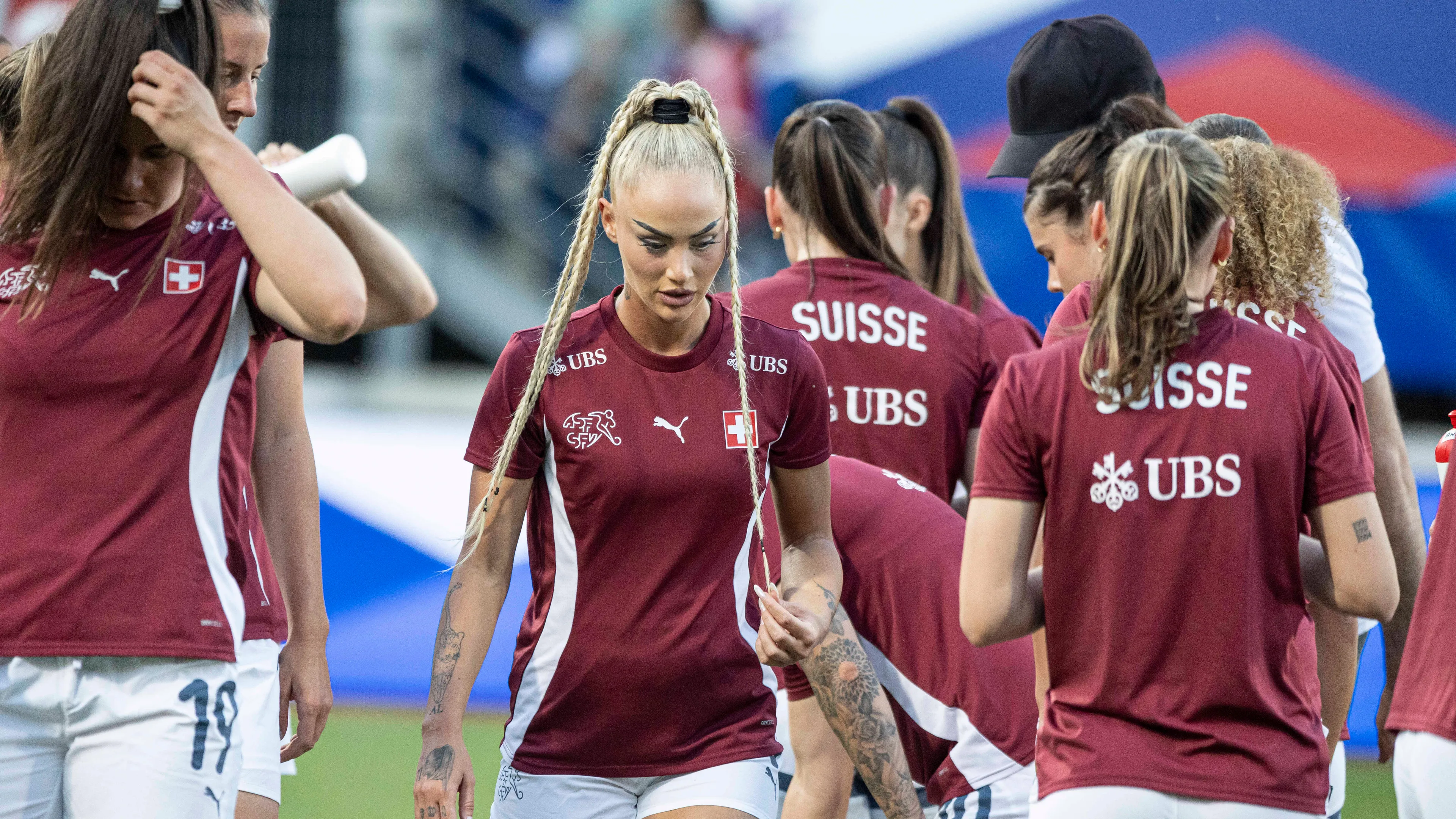 La Nazionale femminile della Svizzera
