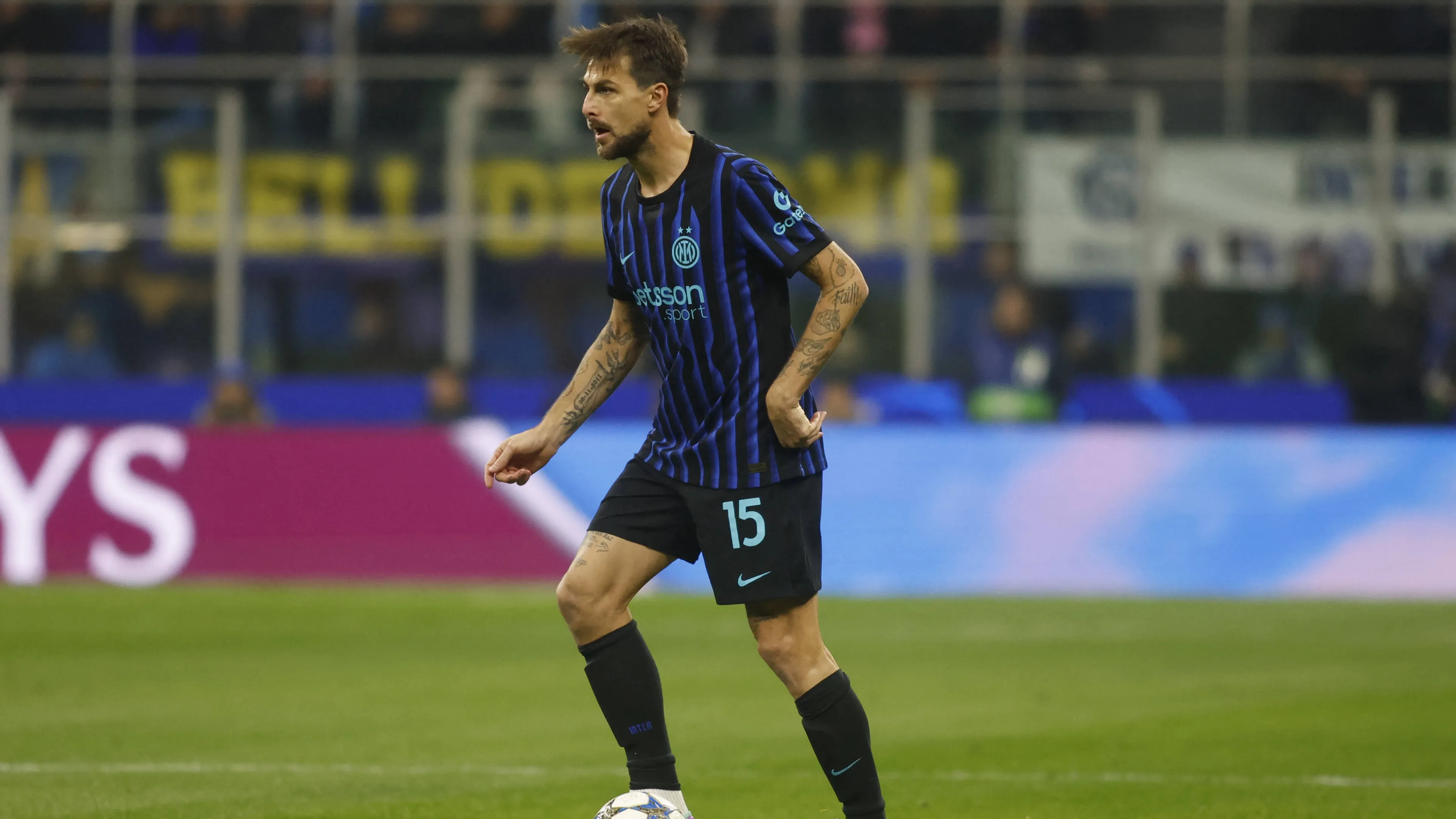 Inter-Liverpool, infortunio Acerbi: le condizioni del difensore