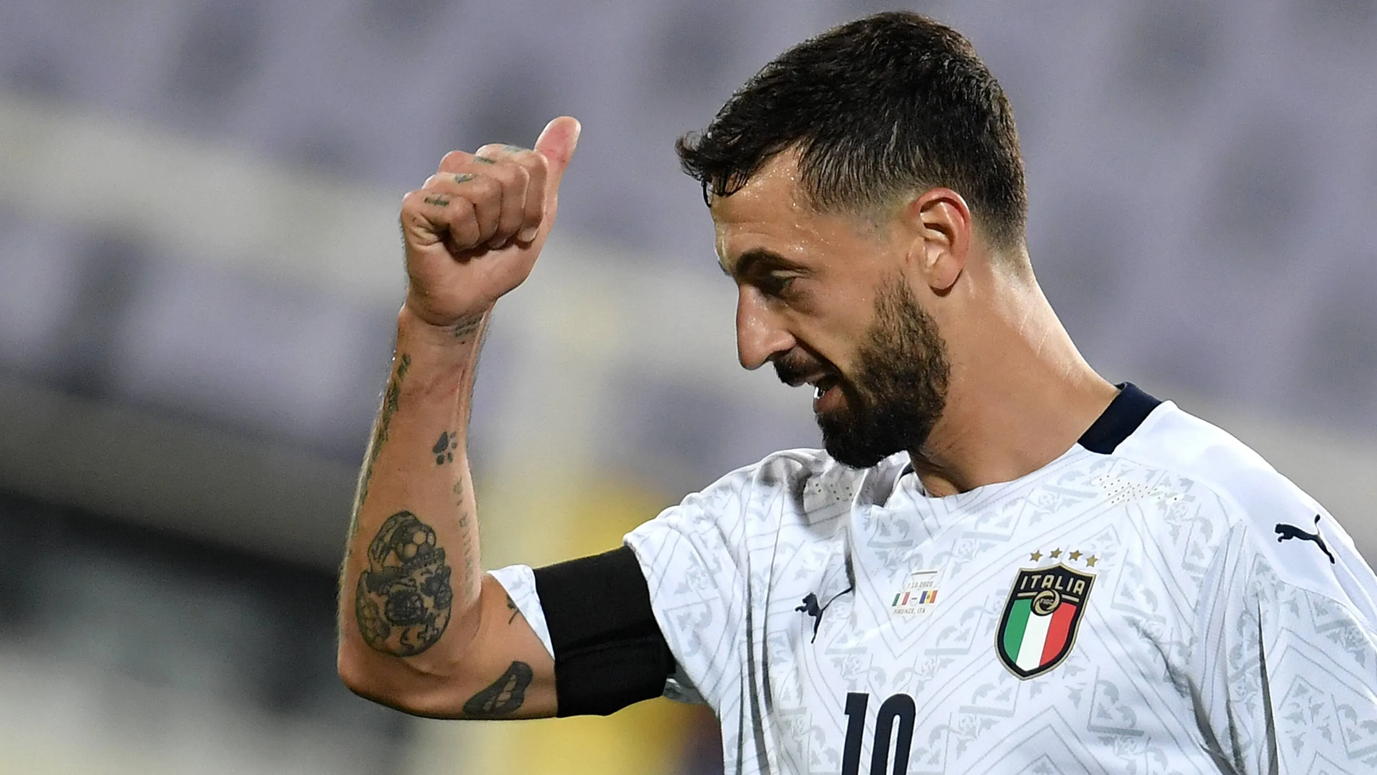 Ciccio Capito con la maglia della Nazionale italiana
