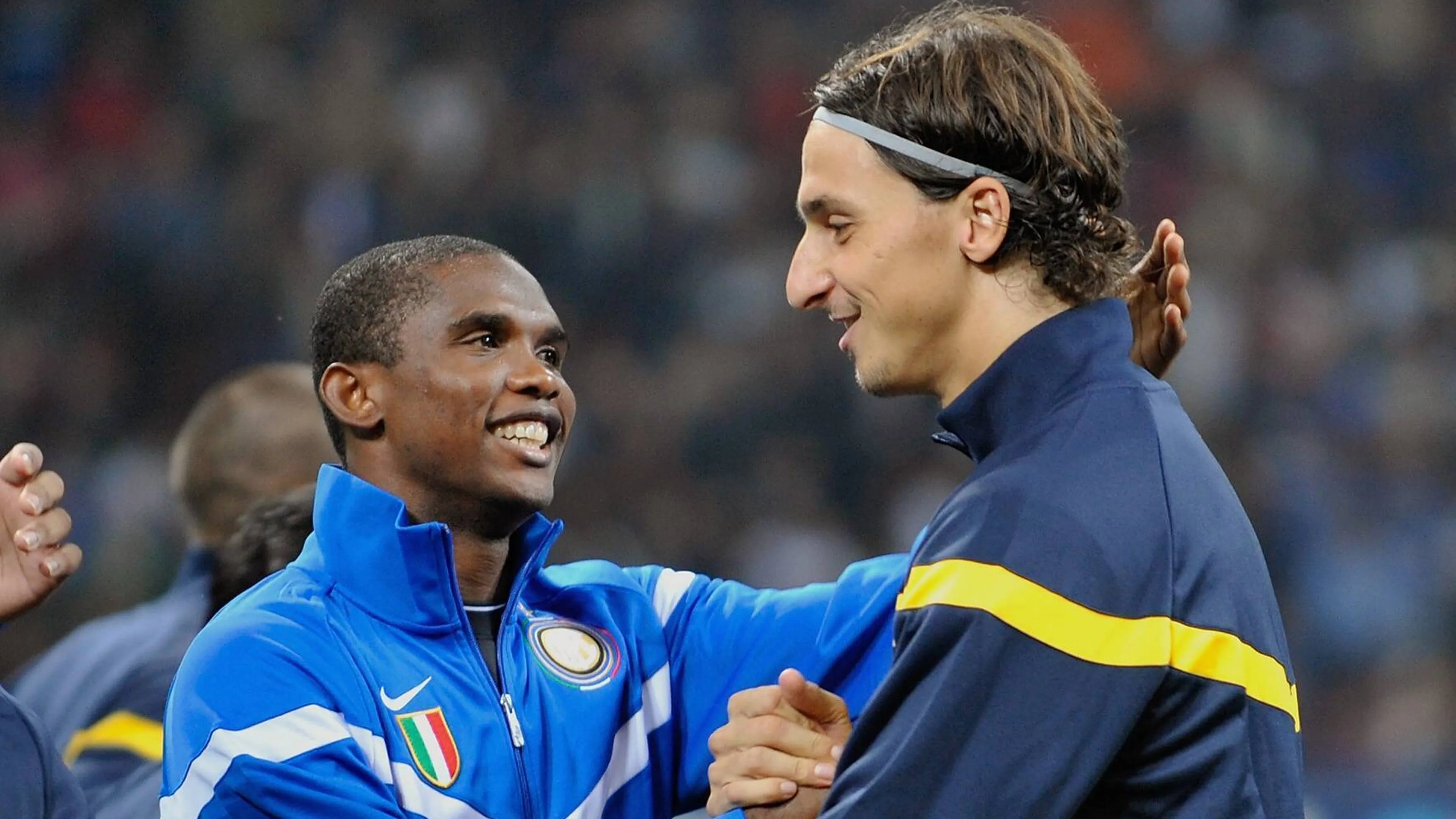 Inter, Eto'o prende in giro Ibrahimovic e gli ricorda dello scambio del 2009
