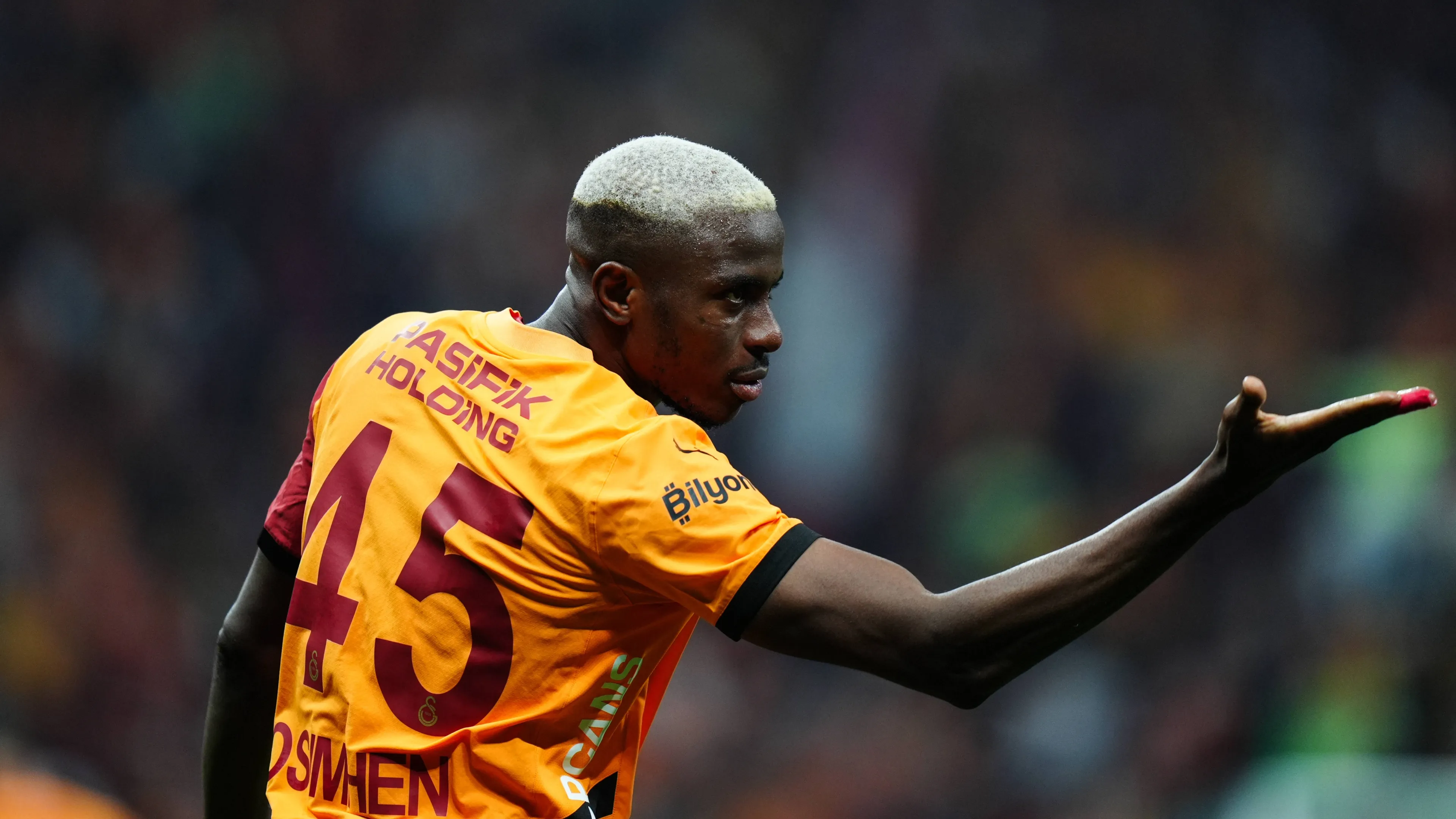 Victor Osimhen in maglia Galatasaray