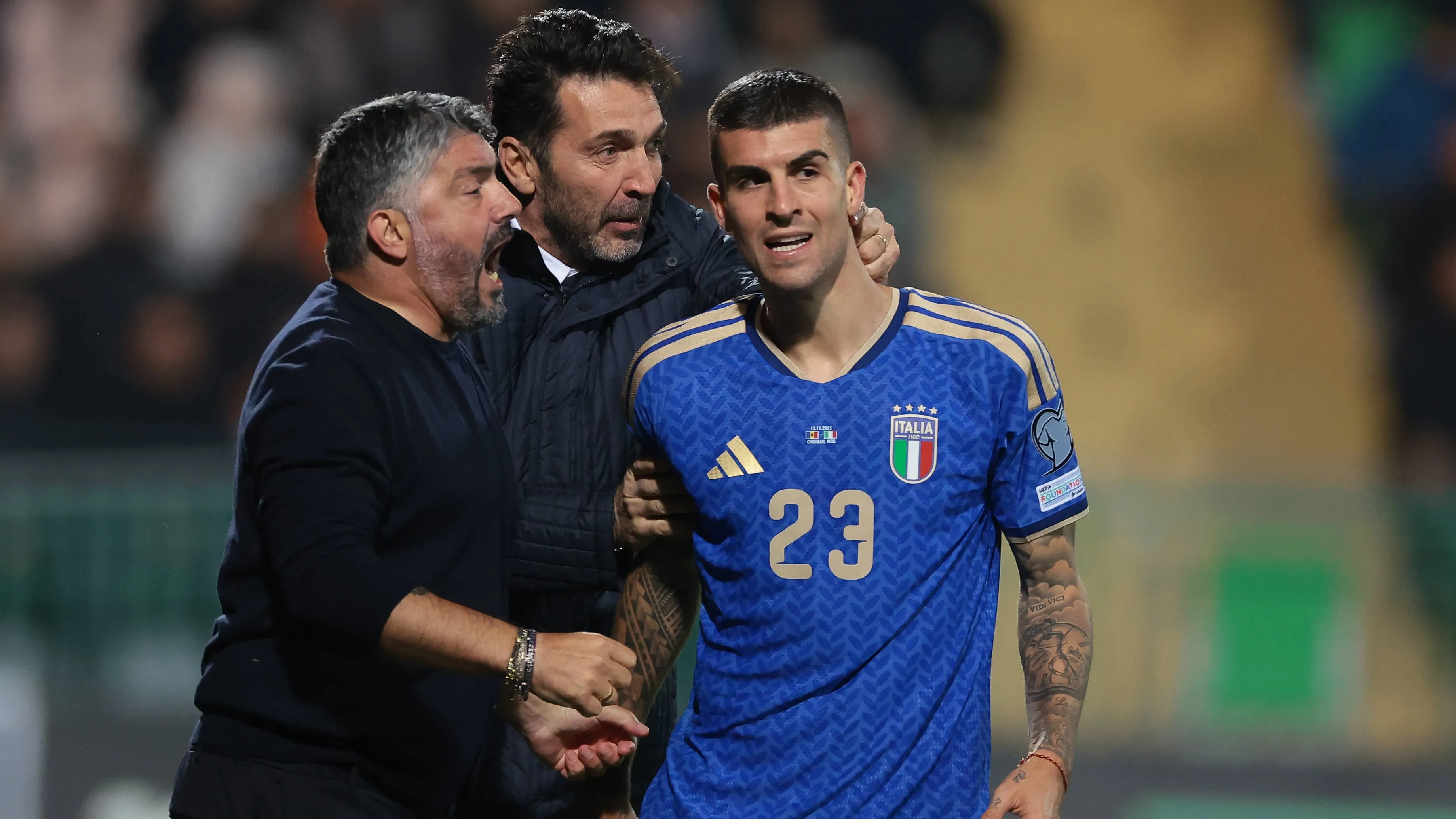 gattuso mancini buffon italia