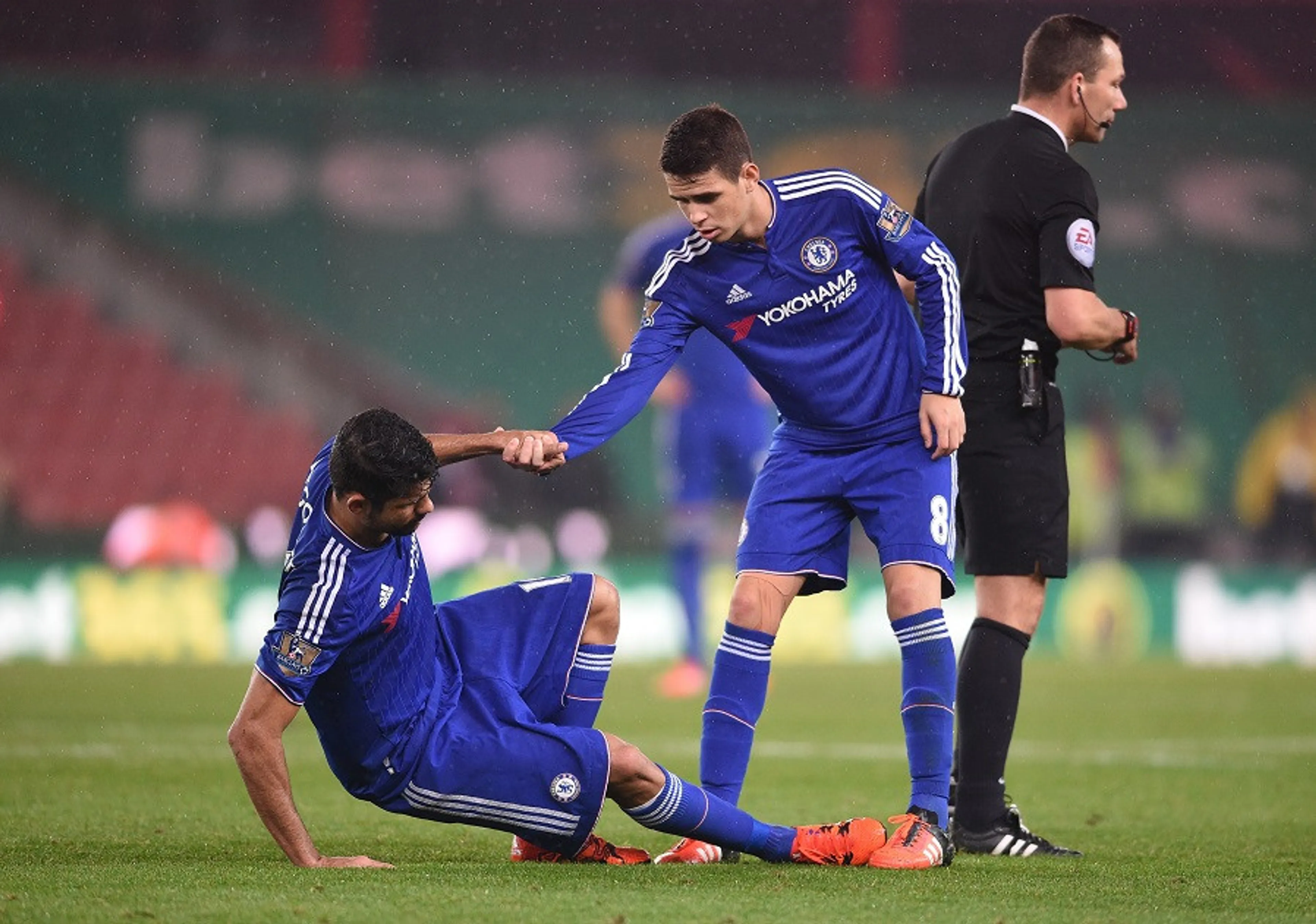 Copertina di Rissa tra Diego Costa e Oscar