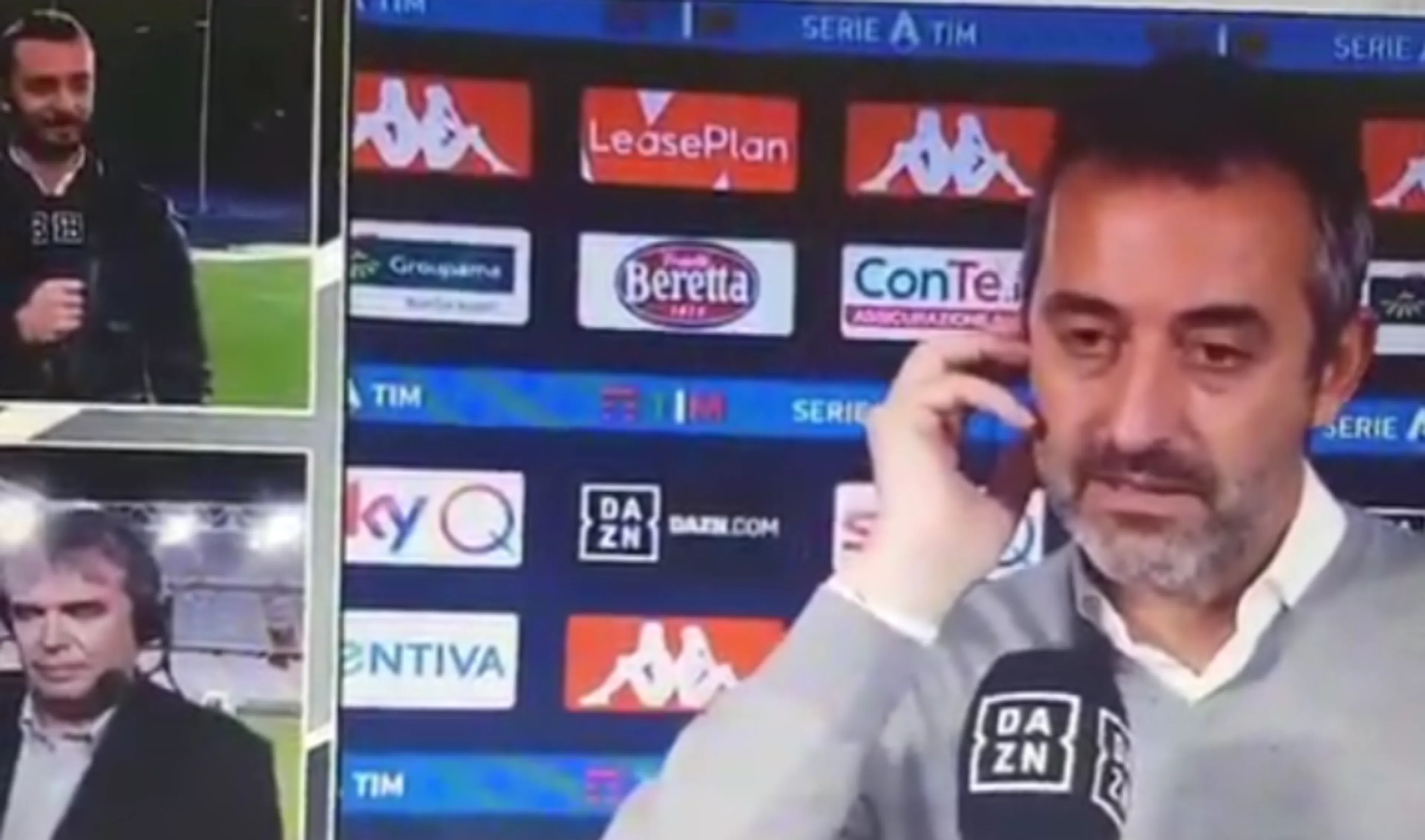 Copertina di Giampaolo in confusione: “Eravamo noi sopra di un uomo?” (VIDEO)