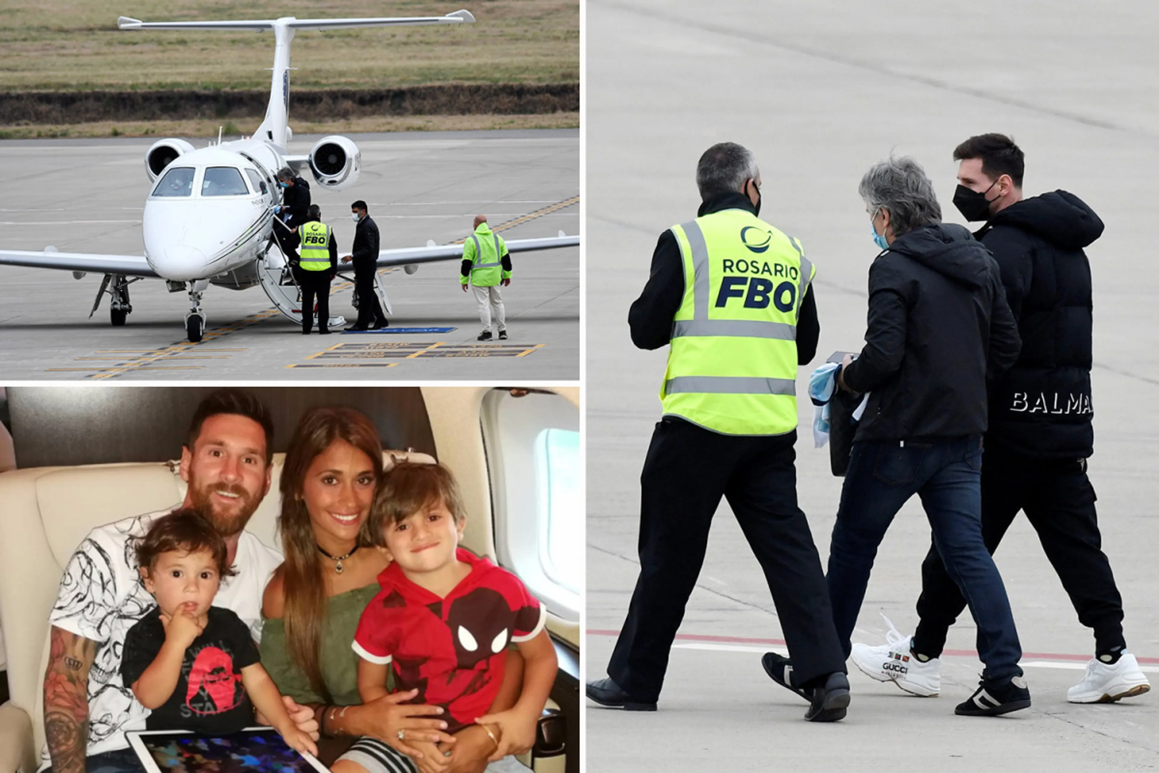 Copertina di Grande spavento per Messi, il suo jet privato fermato per allarme bomba