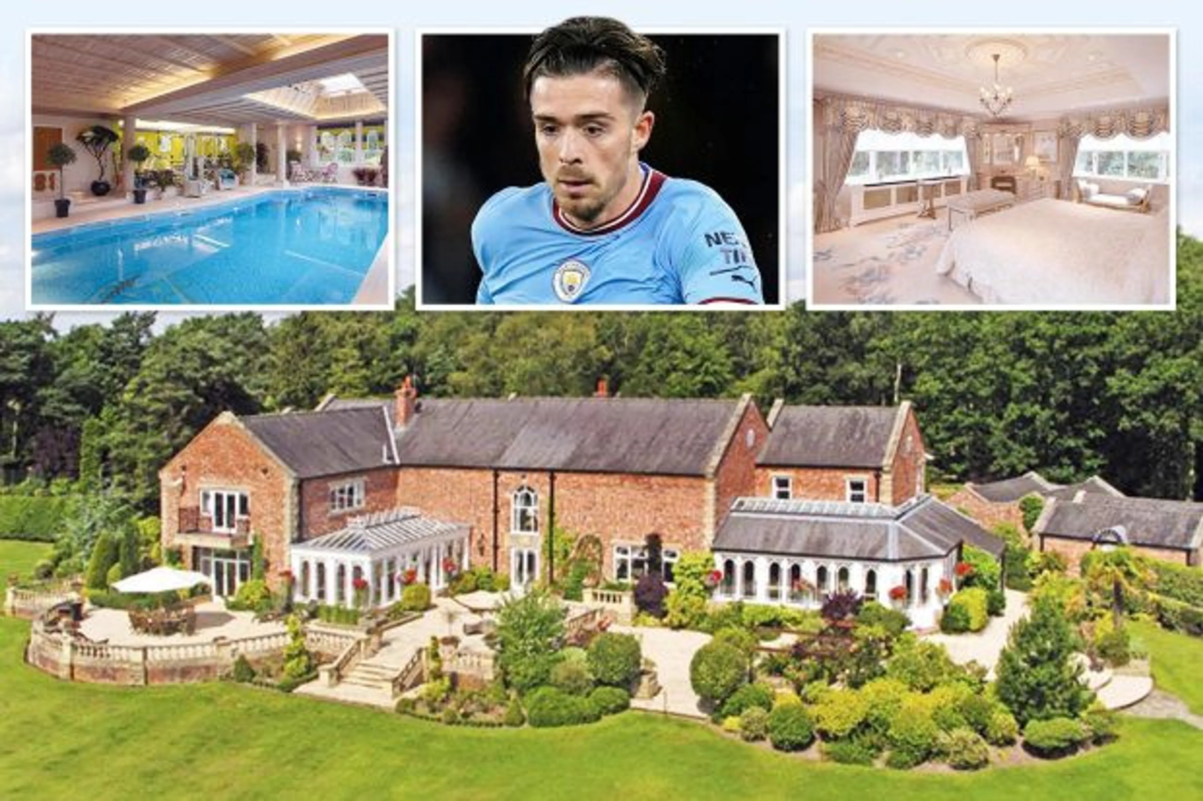 Copertina di La nuova umile dimora di Grealish: eliporto, lago per pescare e un giardino più grande…dell’Etihad (FOTO)